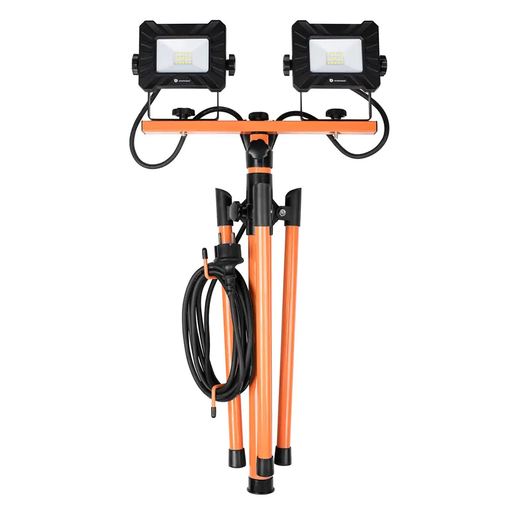 Smartwares LED Arbeitsleuchte auf Stativ 2x10 W, 1500 lm, Kabel 1,8 m Smartwares LED Arbeitsleuchte auf Stativ 2x10 W, 1500 lm, Kabel 1,8 m