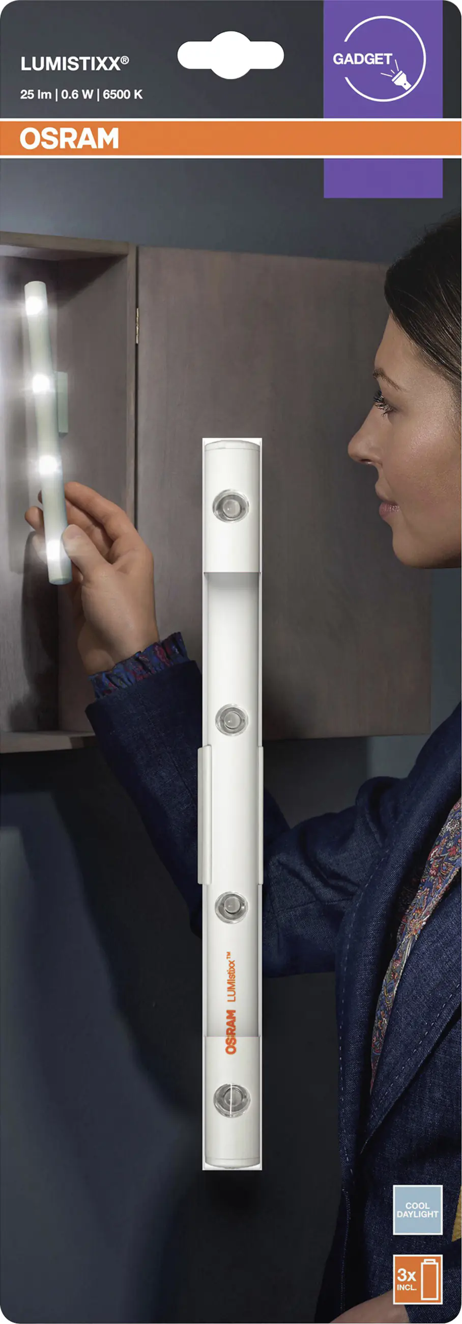 Osram LED-Unterbauleuchte Lumistixx 22,2 cm kaltweiß weiß