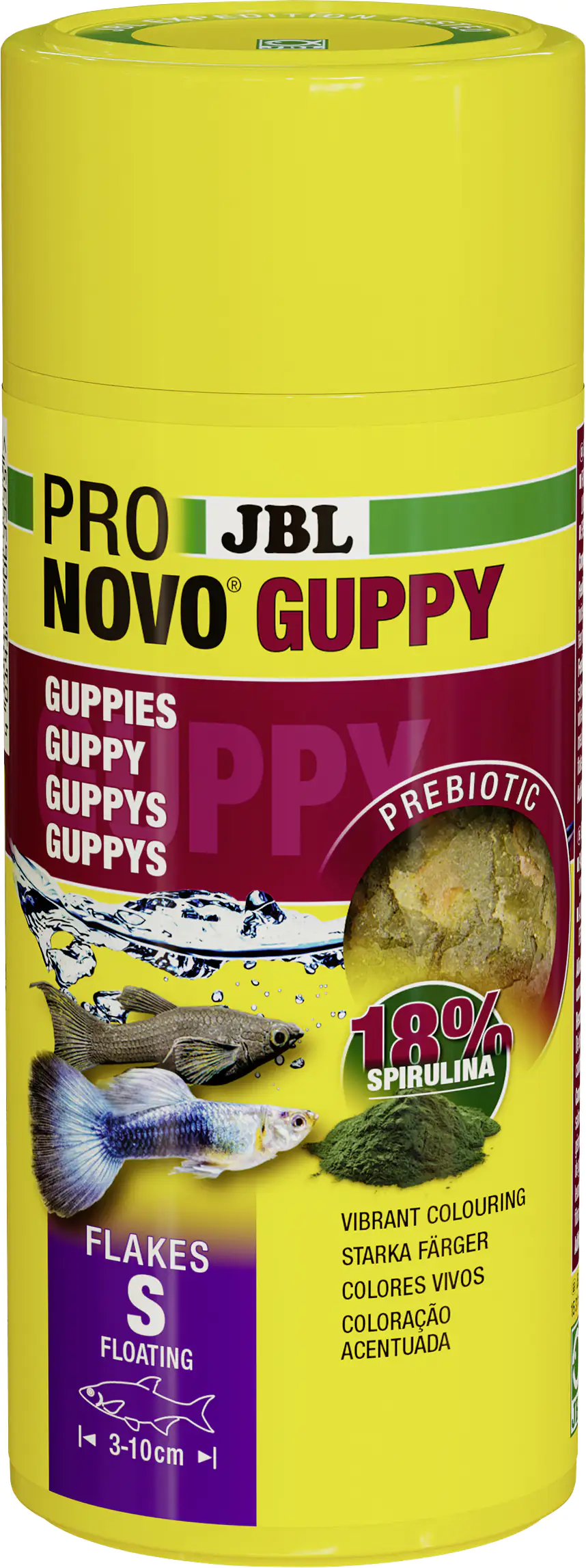 JBL Pronovo Guppy Flakes S 250ml Fischfutter