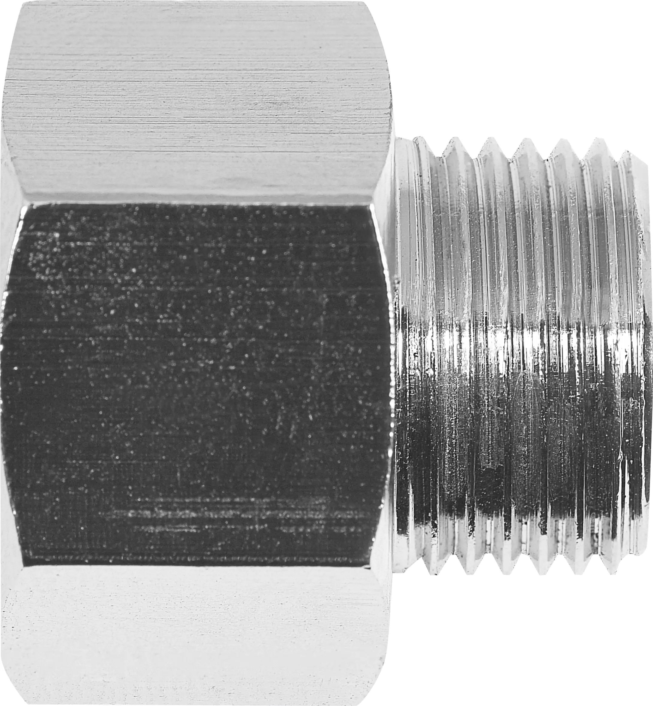 Cornat Übergangsmuffe verchromt 1/2" IG 3/8" AG x ø 10 mm