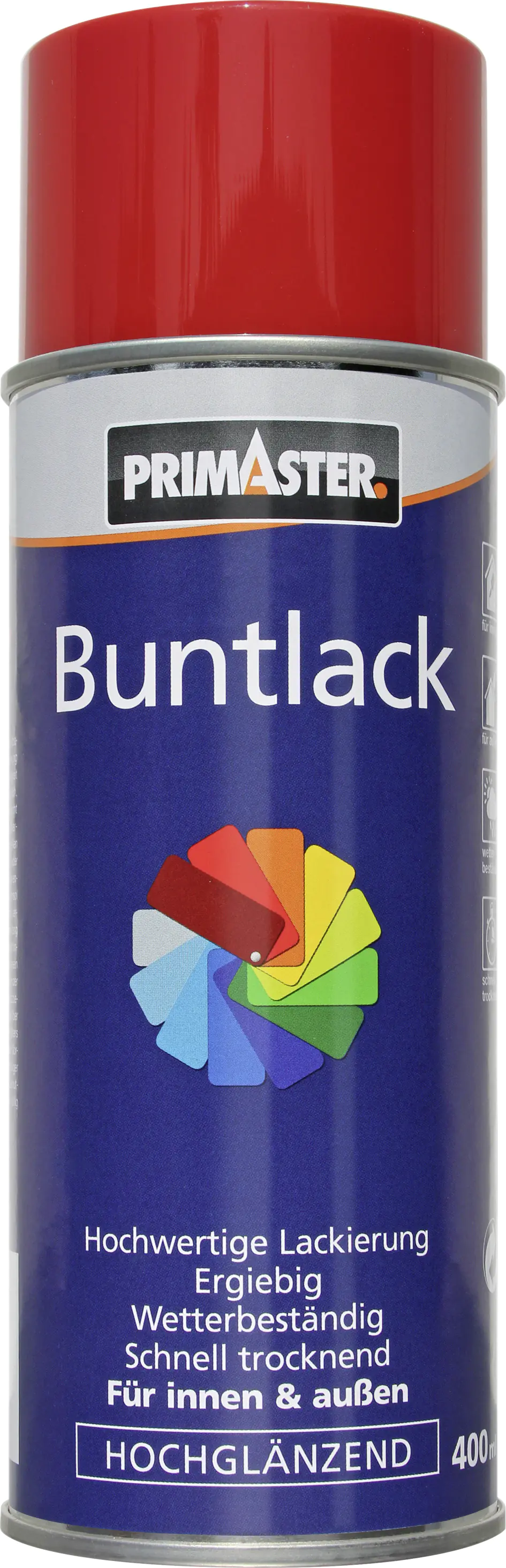 Primaster Lackspray 400 ml feuerrot hochglänzend