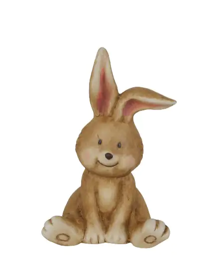 TrendLine Deko Hase Terracotta 17 cm braun