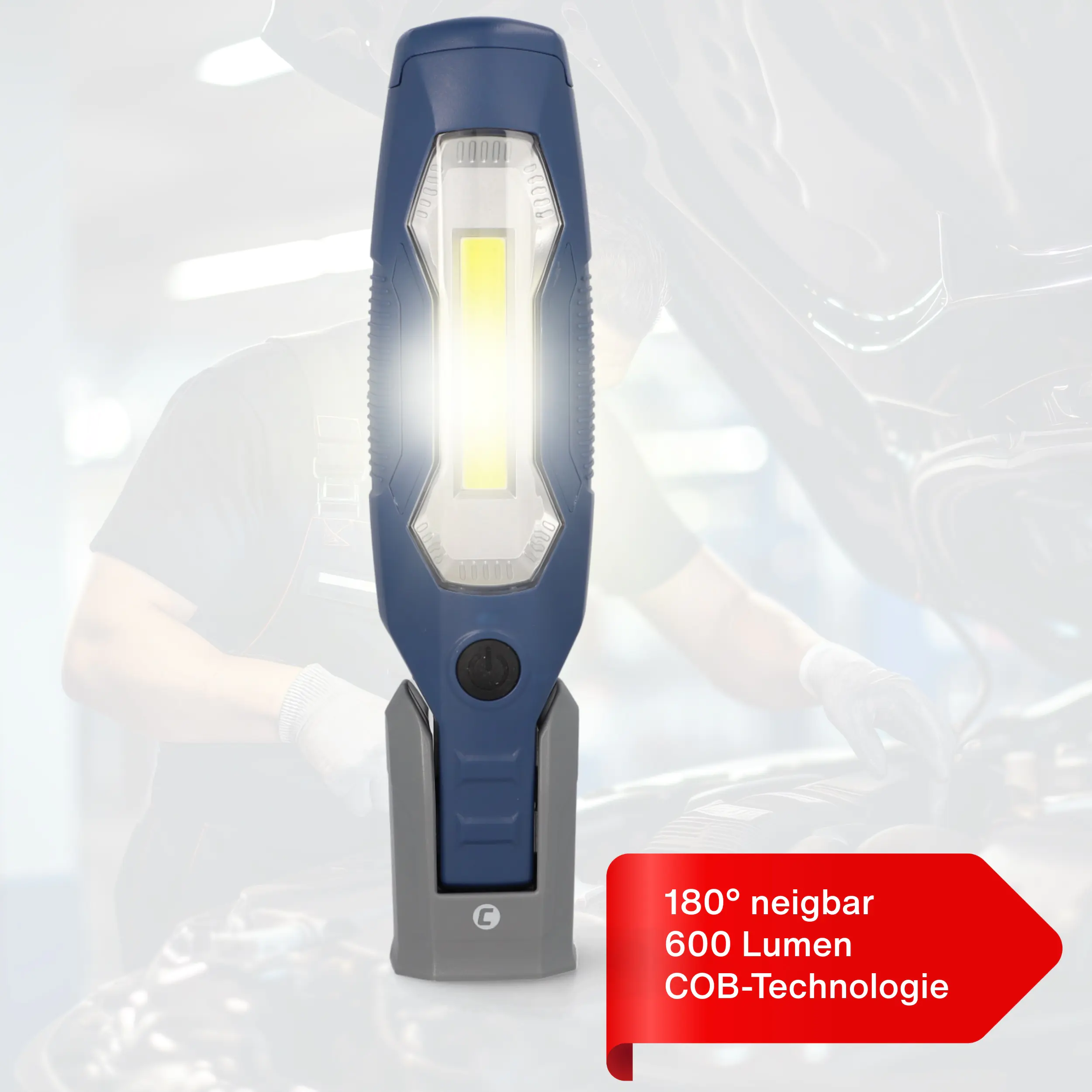 Cartrend LED-Werkstattleuchte 600 Lumen mit neigbaren Magnetfuß Cartrend LED-Werkstattleuchte 600 Lumen mit neigbaren Magnetfuß