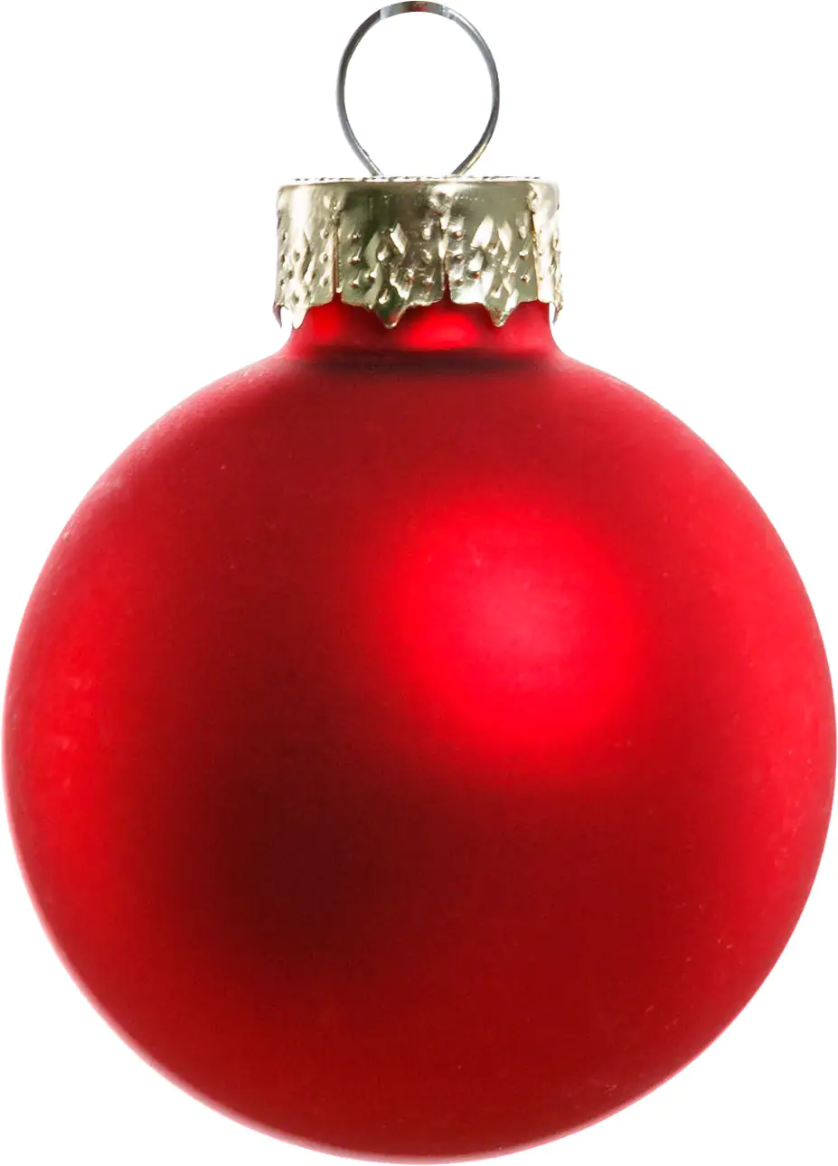2076601538905_03 TrendLine Mini-Christbaumkugeln aus Glas Ø 3,5 cm rot 16 Stück
