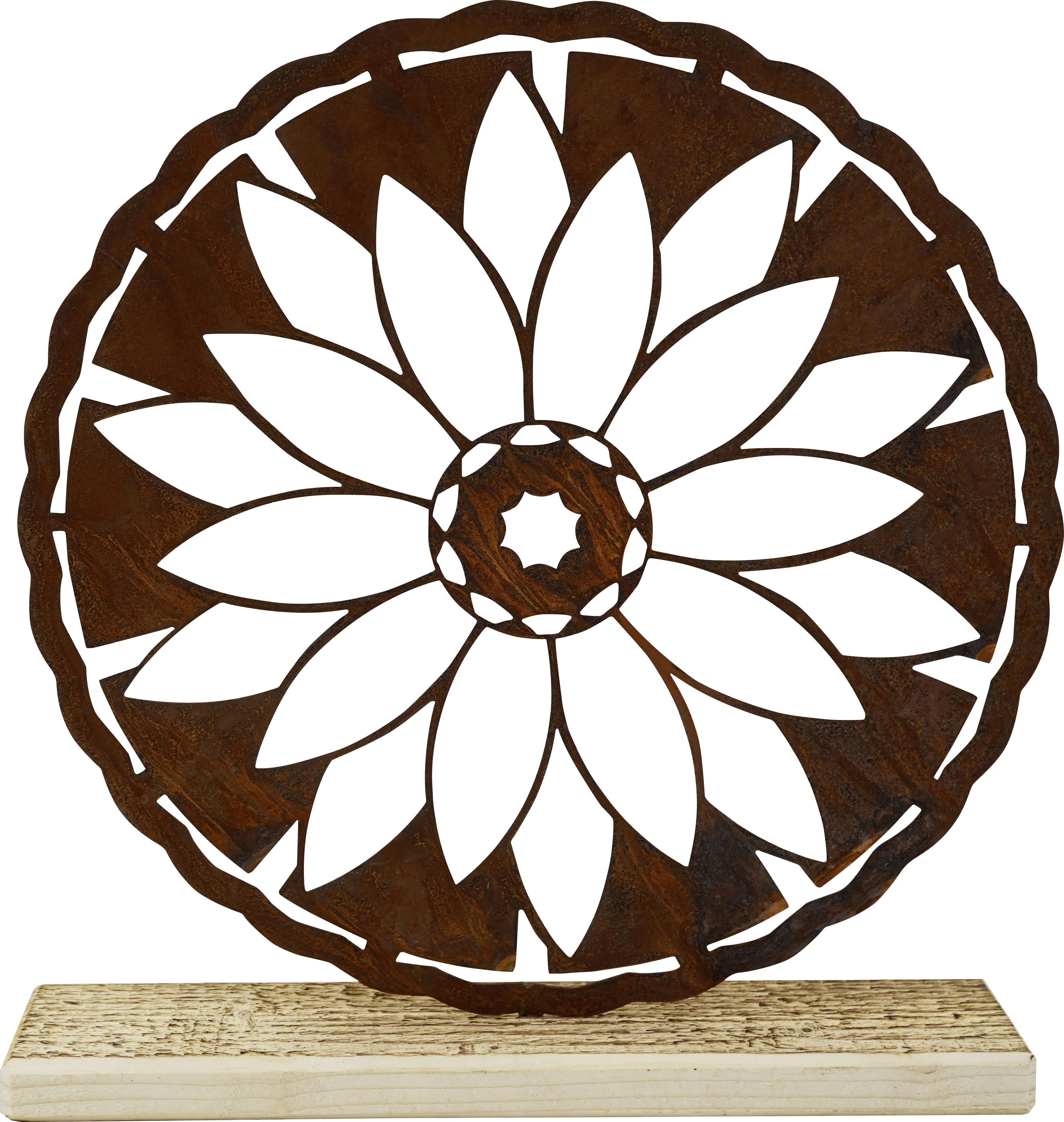 Badeko Blume Tina 32 x 30 x 7 cm rostbraun