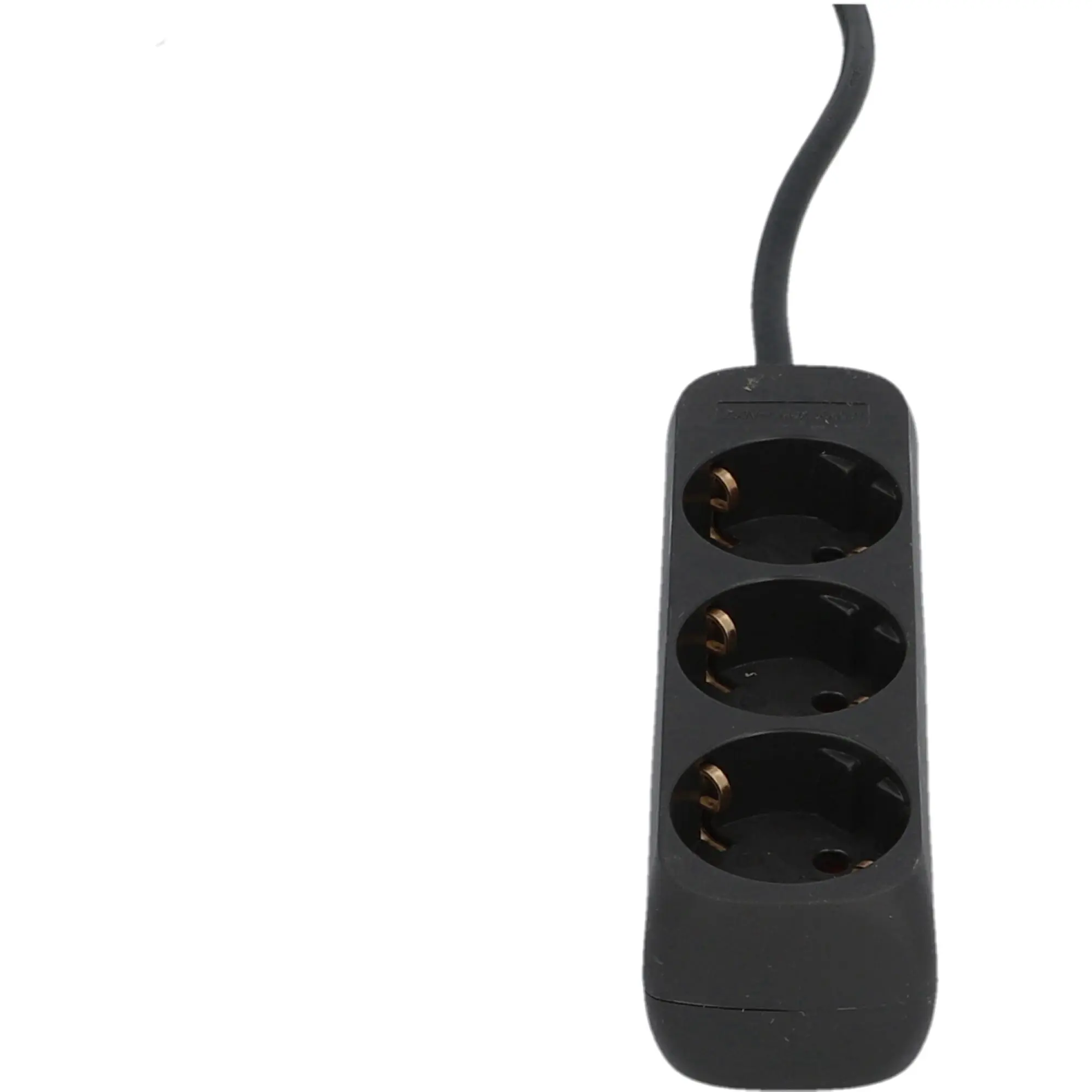 Unitec Steckdosenleiste 3-fach 1,4m mit Berührungsschutz, schwarz
