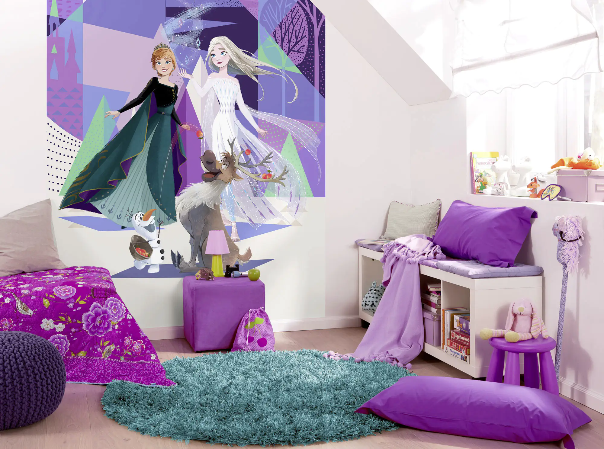 Komar Vlies Fototapete Frozen Abstract Are 200 x 280 cm 