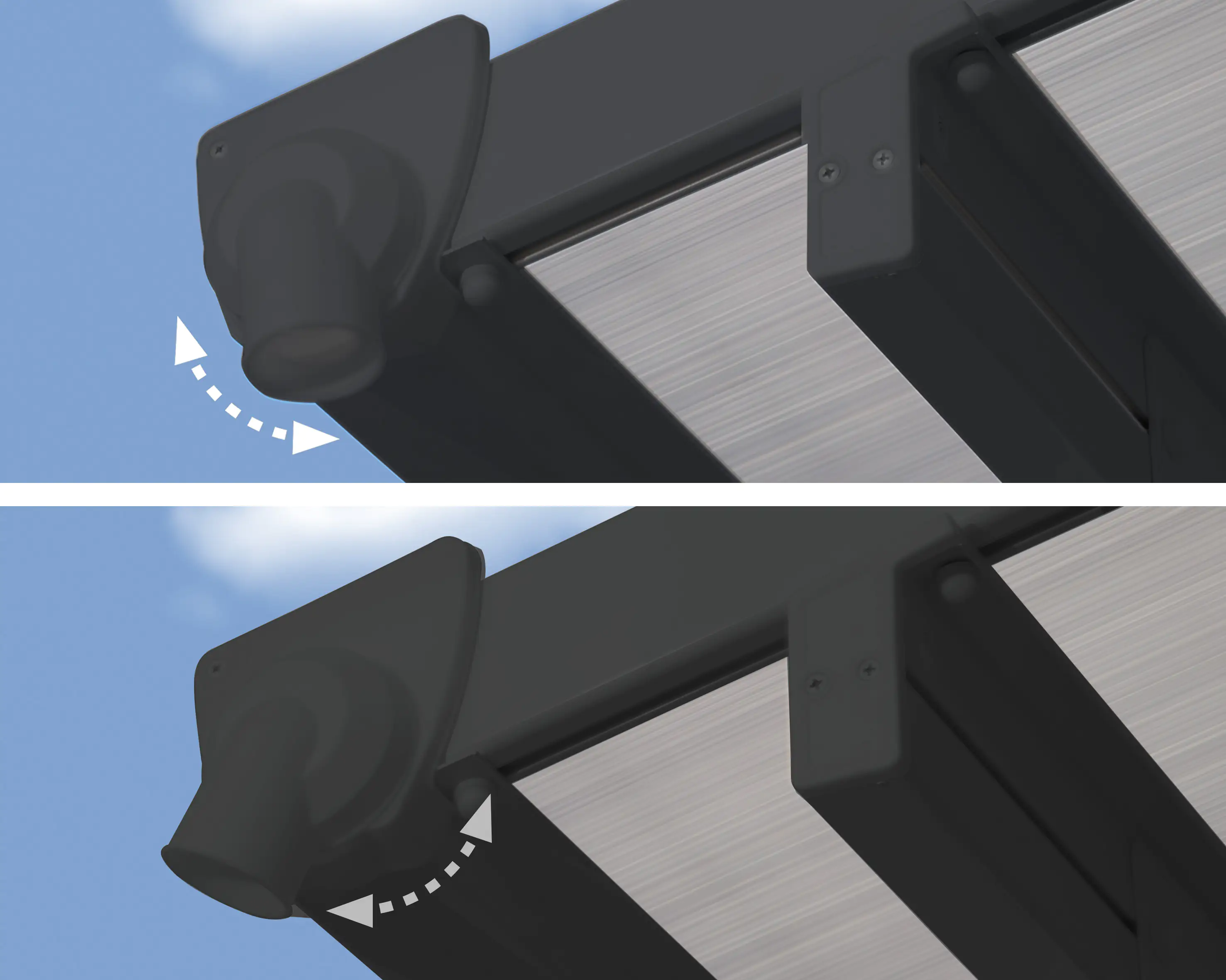 Canopia Terrassenüberdachung Feria 400 x 787 cm anthrazit