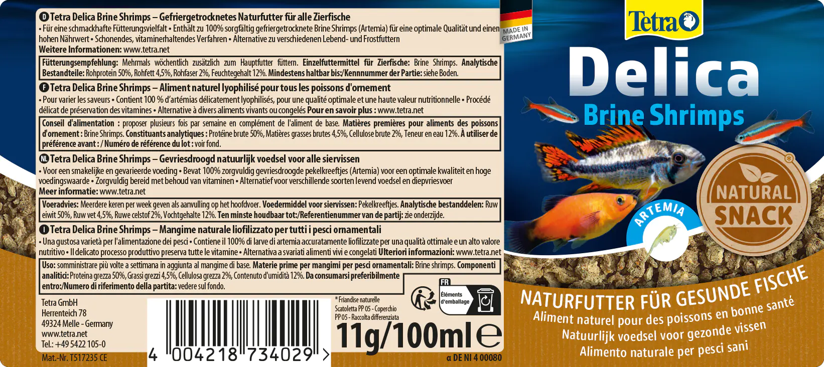 Tetra Delica Artemia 100 ml