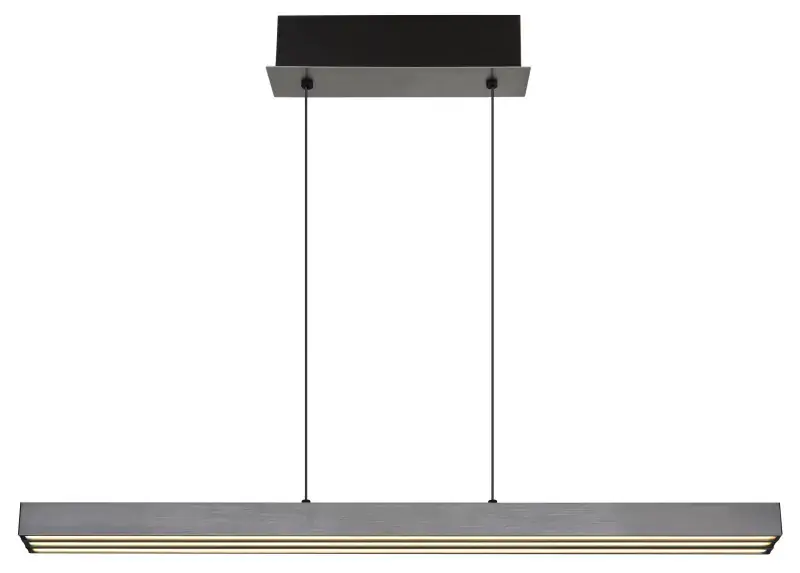 Globo LED Pendelleuchte Ethan 150 x 150 cm grau dunkel warmweiß