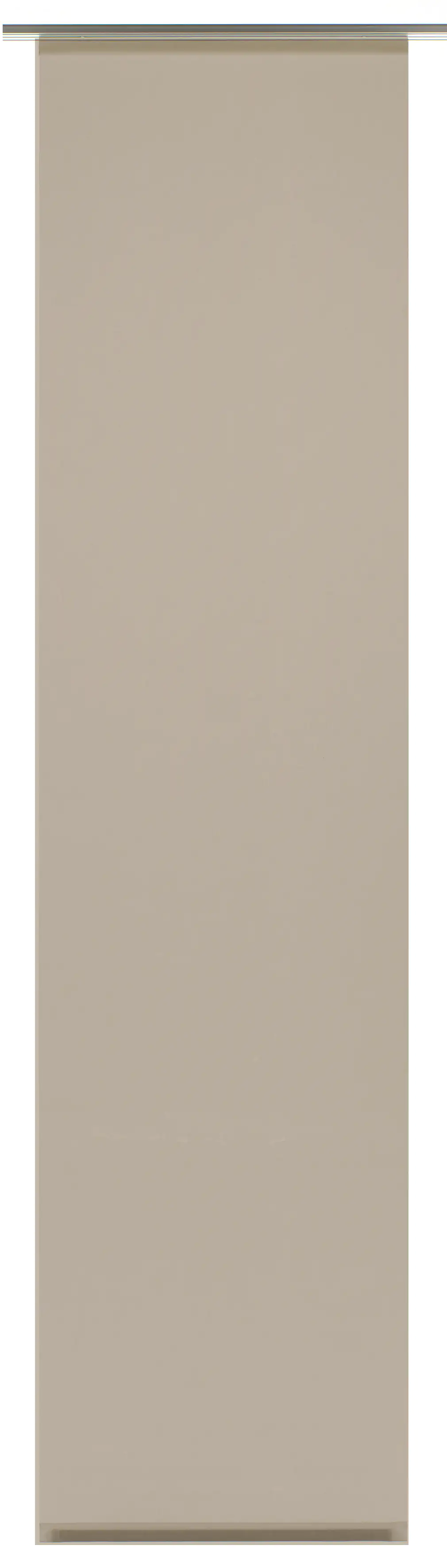Gardinia Flächenvorhang Uni beige, 60 x 245 cm
