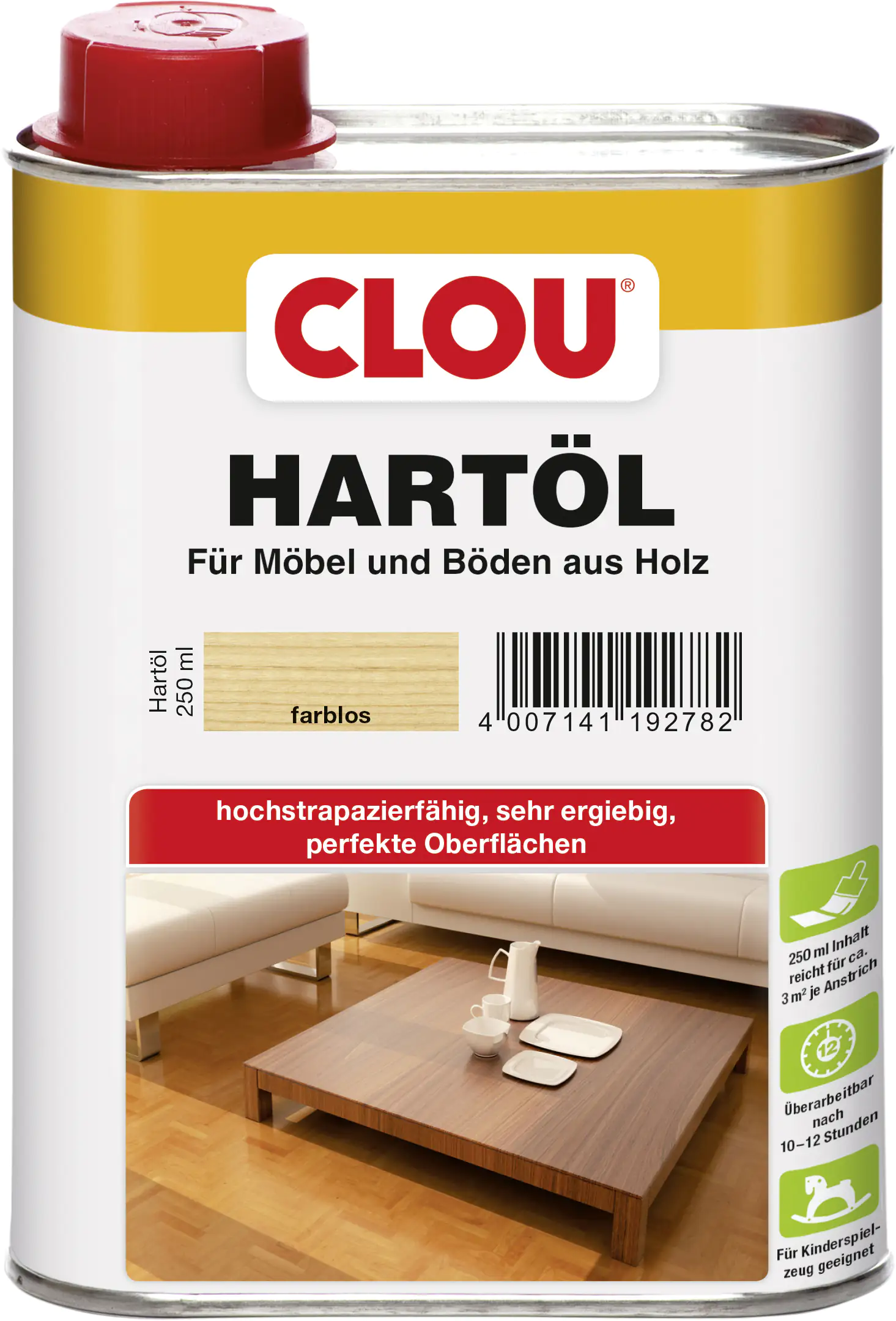 Clou Hartöl 250 ml farblos