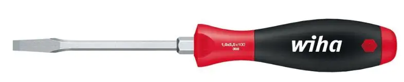 Wiha Schraubendreher Schlitz 7 x 125 mm Chrom-Vanadium-Stahl PicoFinish