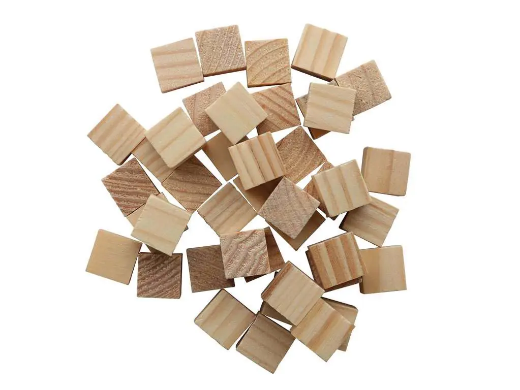 Glorex Holzwürfel 15 mm natur 42 Stück
