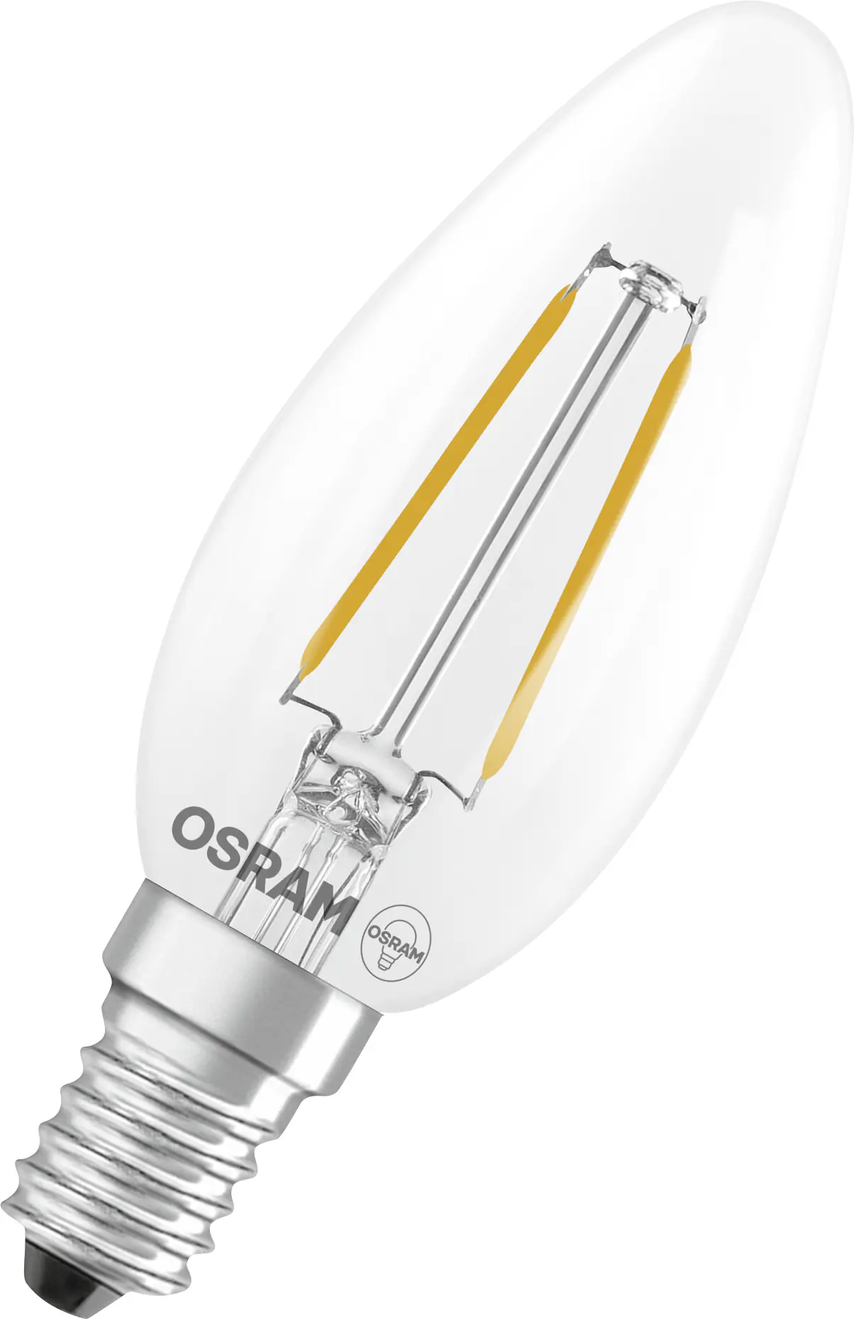 Osram LED Leuchtmittel E14 2er Pack Star Classic 1,8W klar warmweiß