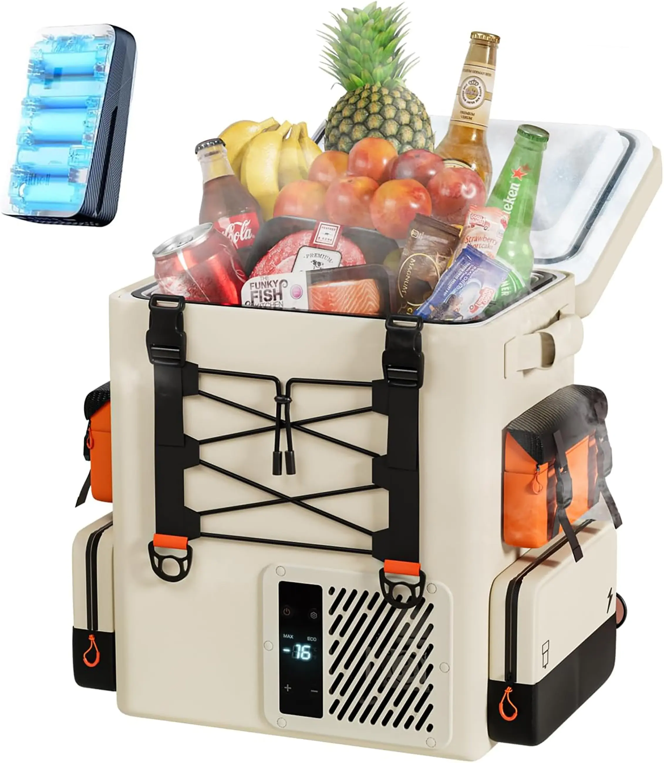 Litheli Akku-Kühlrucksack FrozenPack 16 Liter 47 x 30 x 43 cm