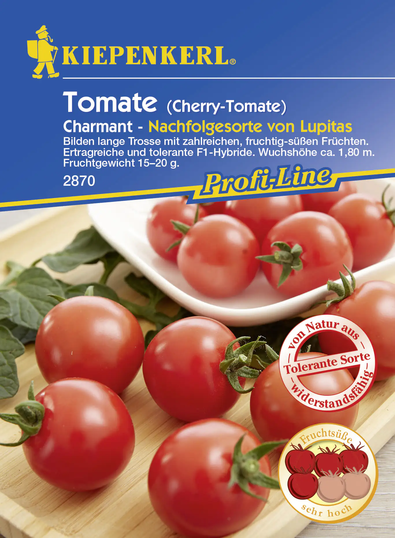 Kiepenkerl Cherry-Tomate Charmant F1 - 11 Korn