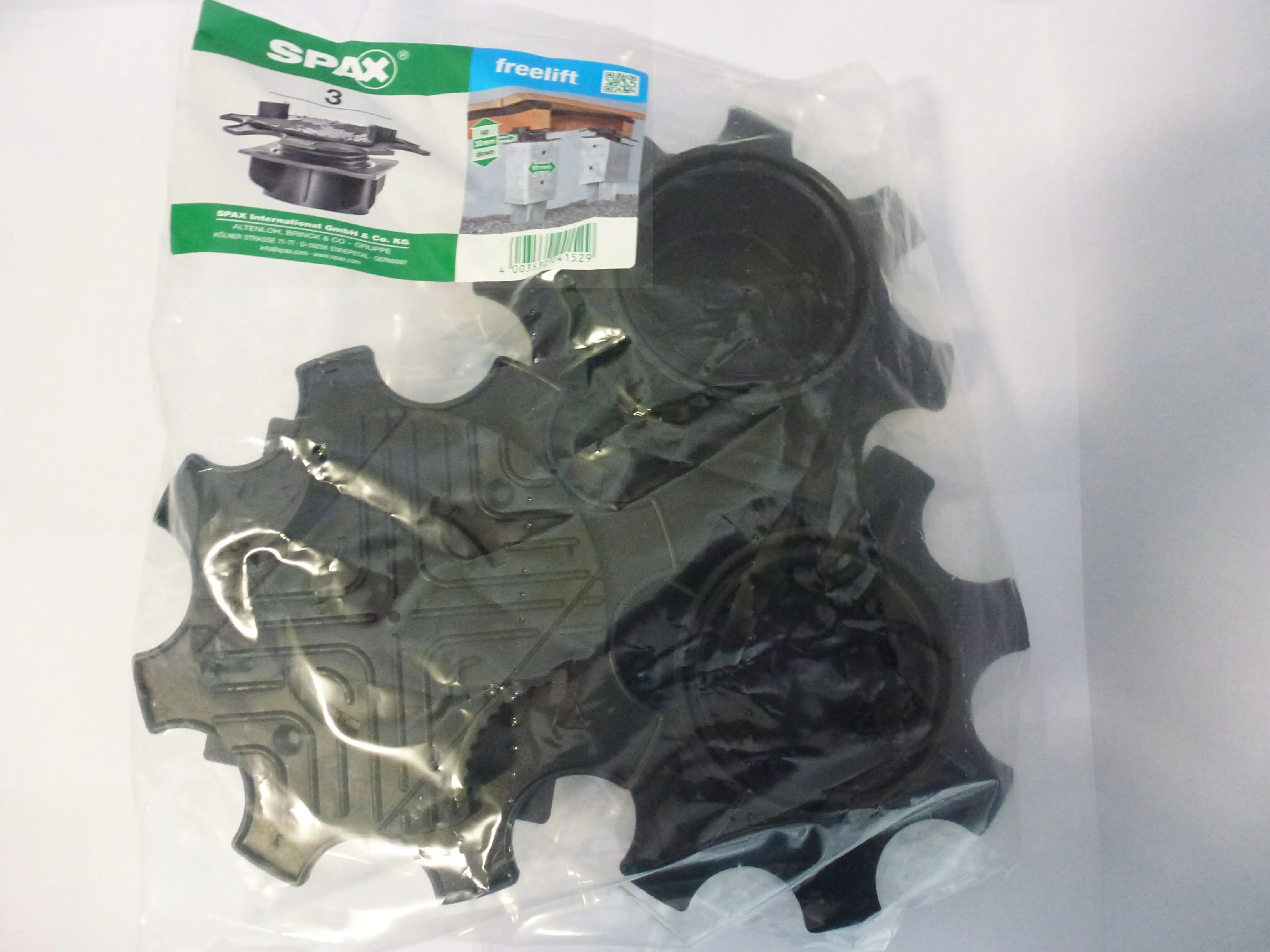 Spax Terassenfuß Freelift für Einschlagbodenhülsen, 3 Stück