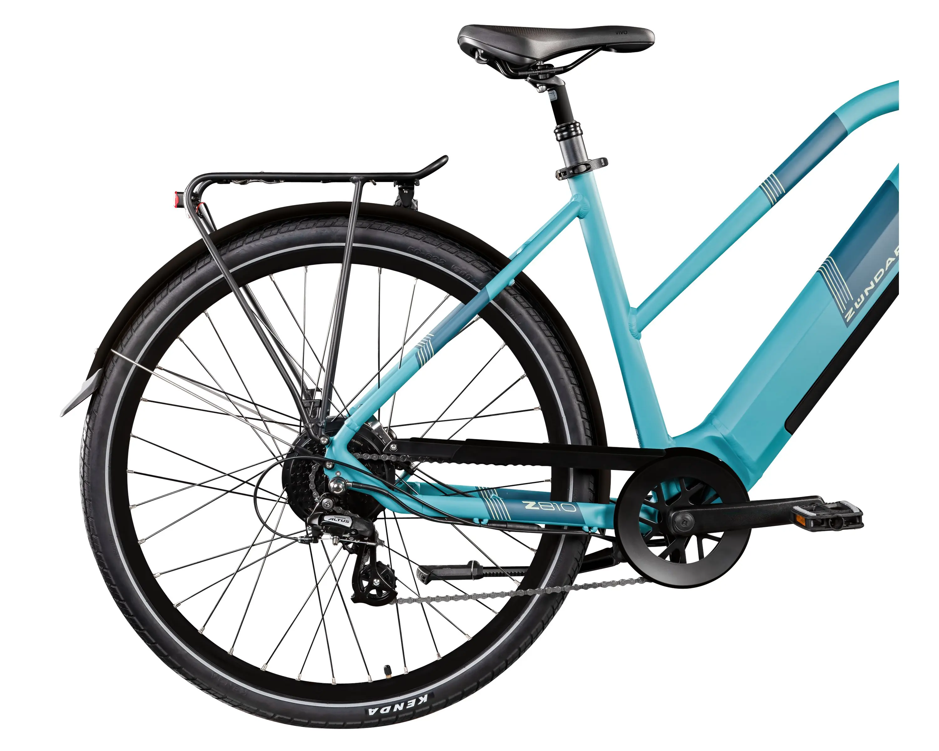 Zündapp E-Bike Z810 Trekking 28 Zoll 8-Gang 550 Wh türkisblau
