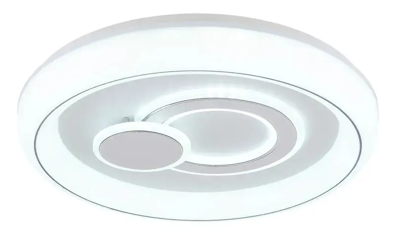 Globo Deckenleuchte Ruiz 48 x 7,5 cm (Ø x H) weiß matt warmweiß-kaltweiß