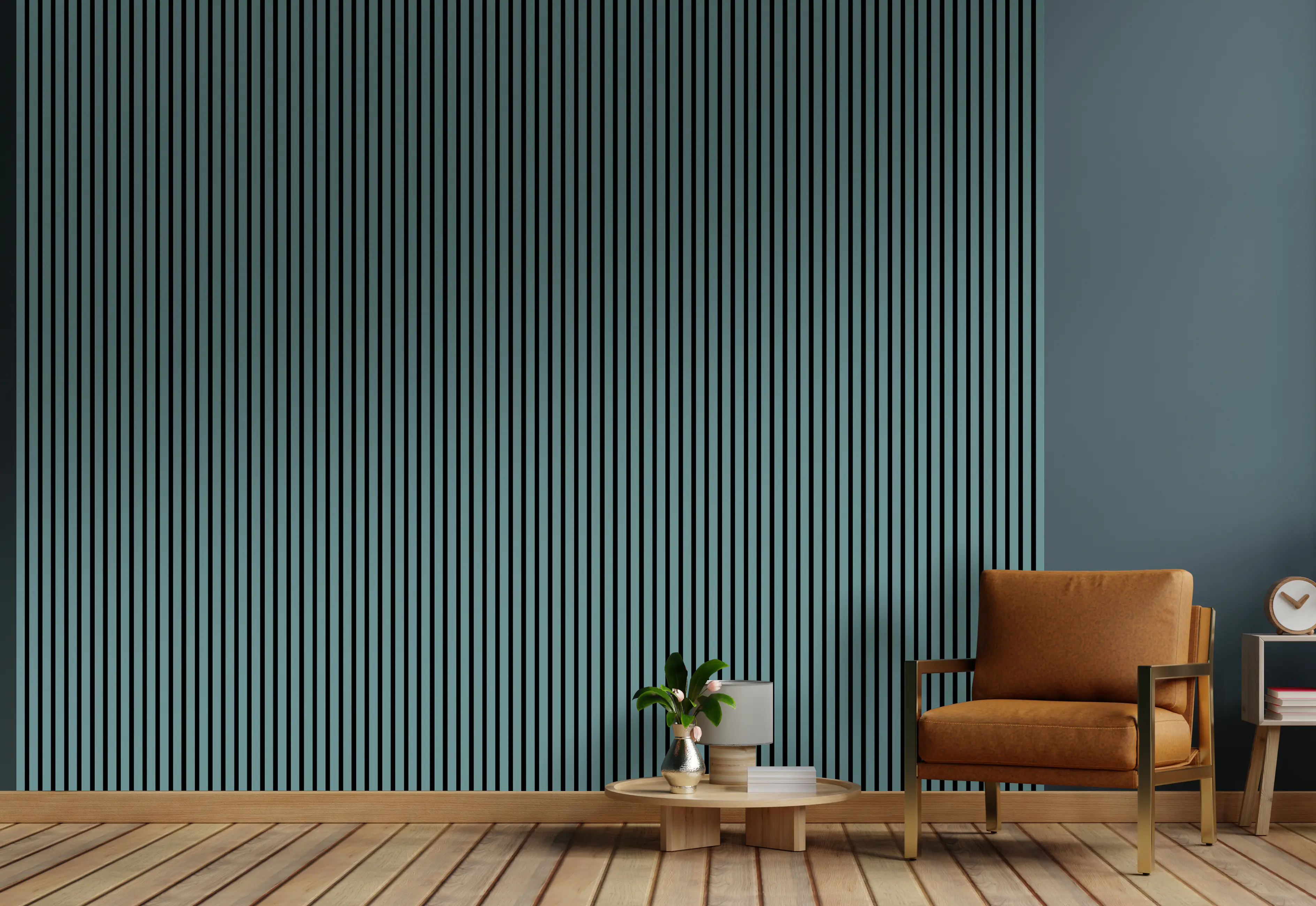 Neuhofer Akustikpaneele 267 x 57,25 x 1,9 cm Matcha grün foliert