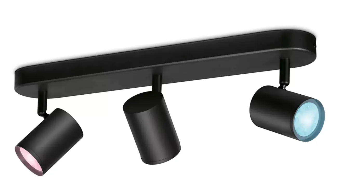 Wiz 3er Spot Imageo 15W RGB schwarz