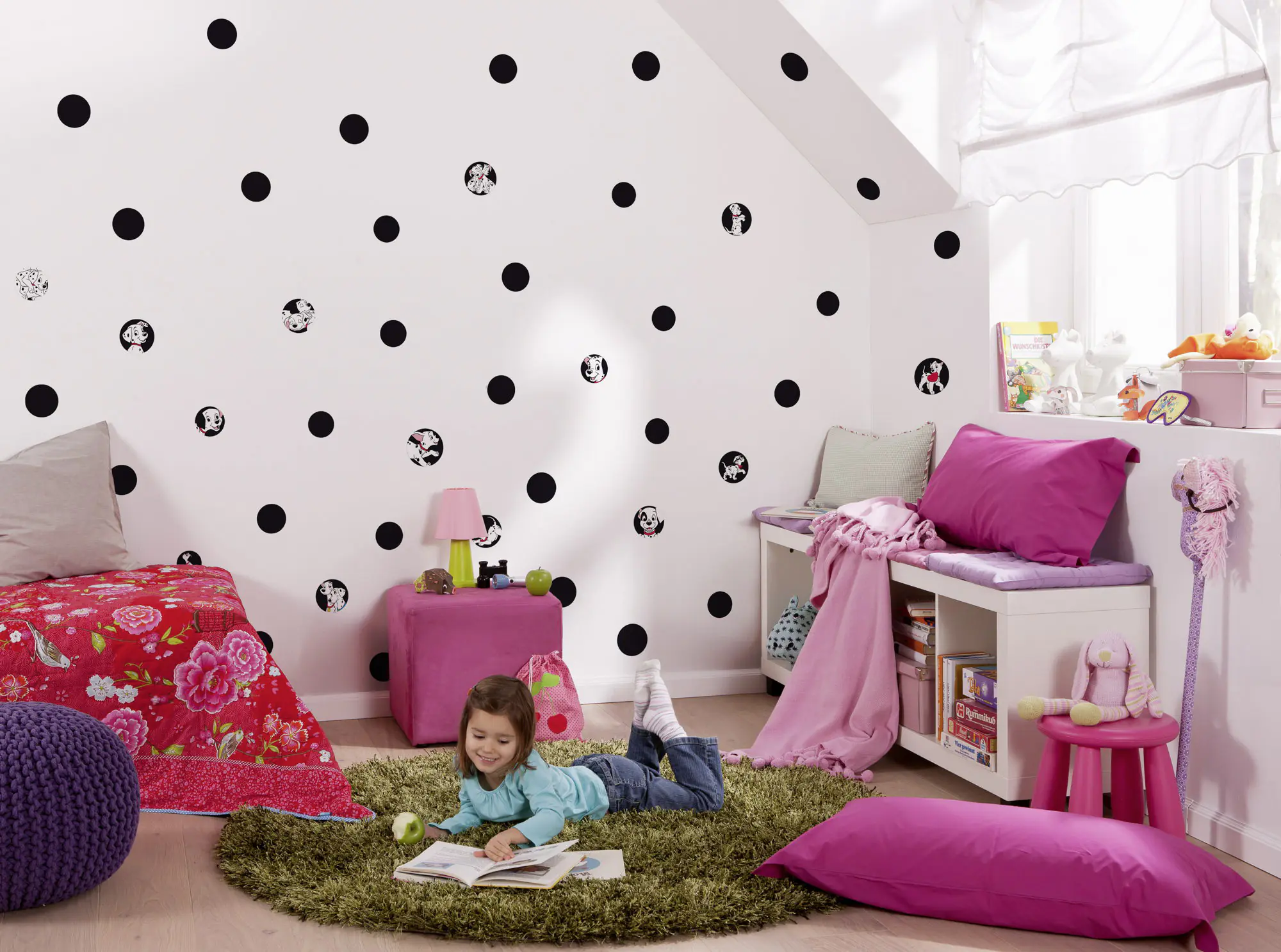 Komar Decosticker 101 Dalmatiner Dots 50 x 70 cm 