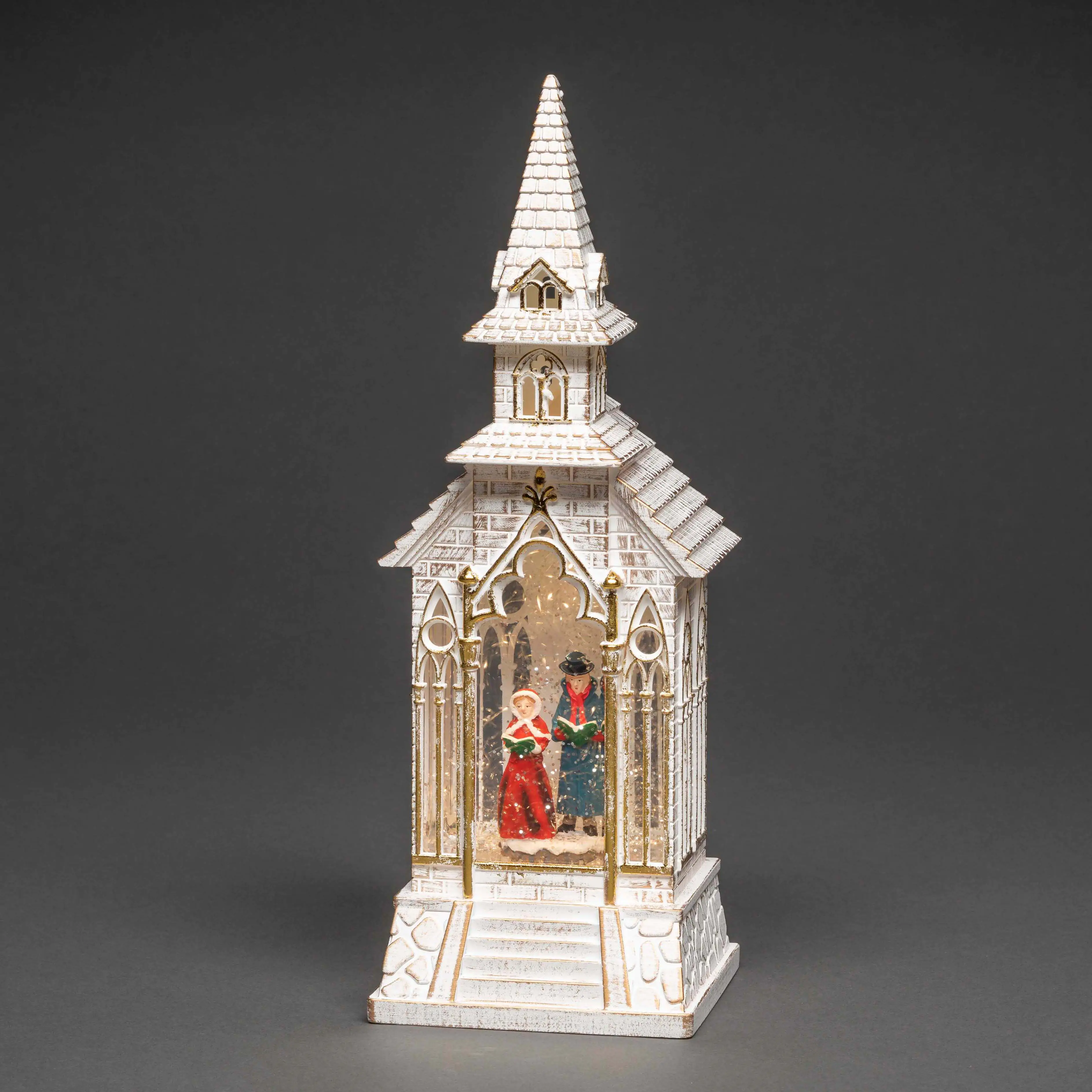 Konstsmide LED weiße Kirche 11,5 x 11 x 33 cm