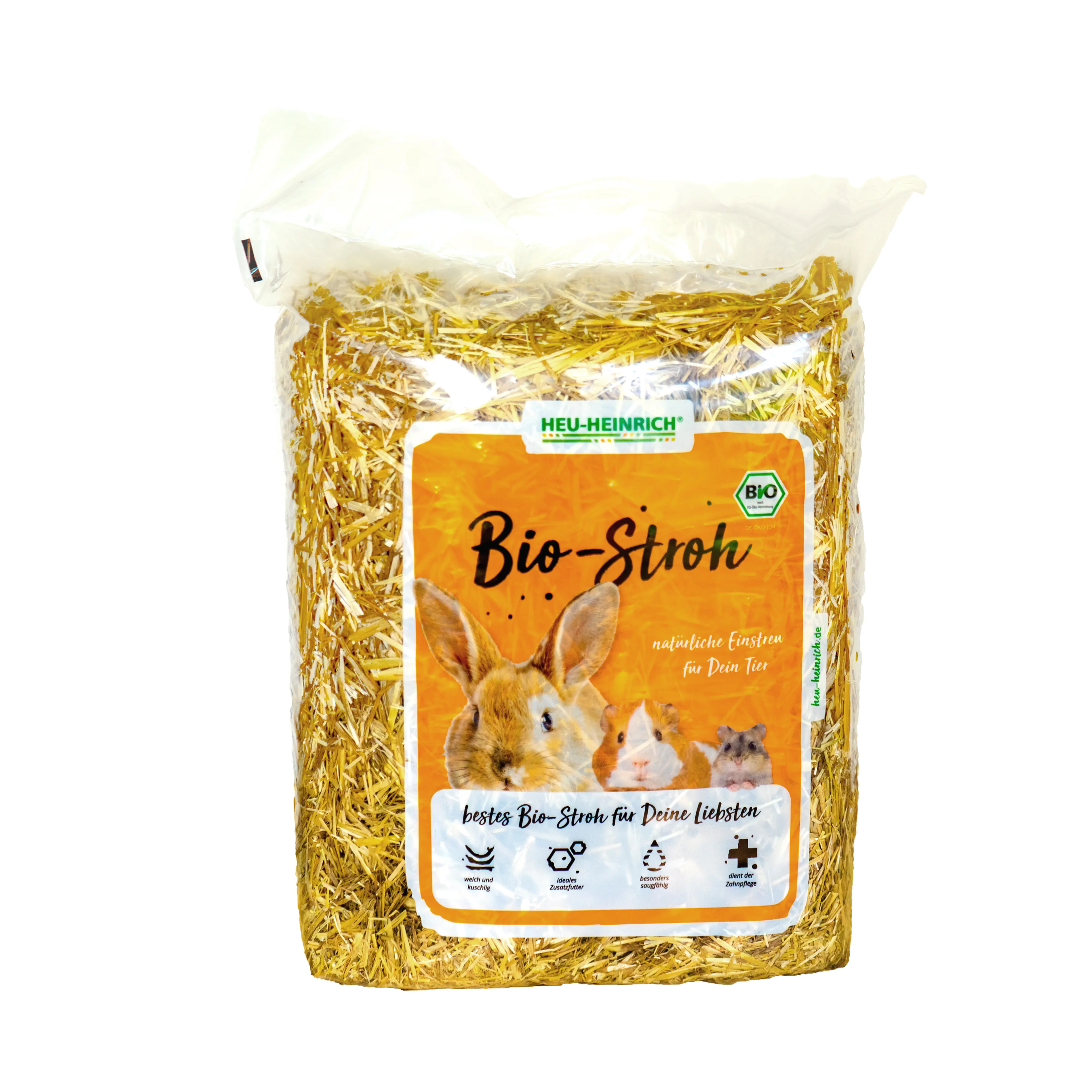 Heu Heinrich Bio Stroh 1 kg