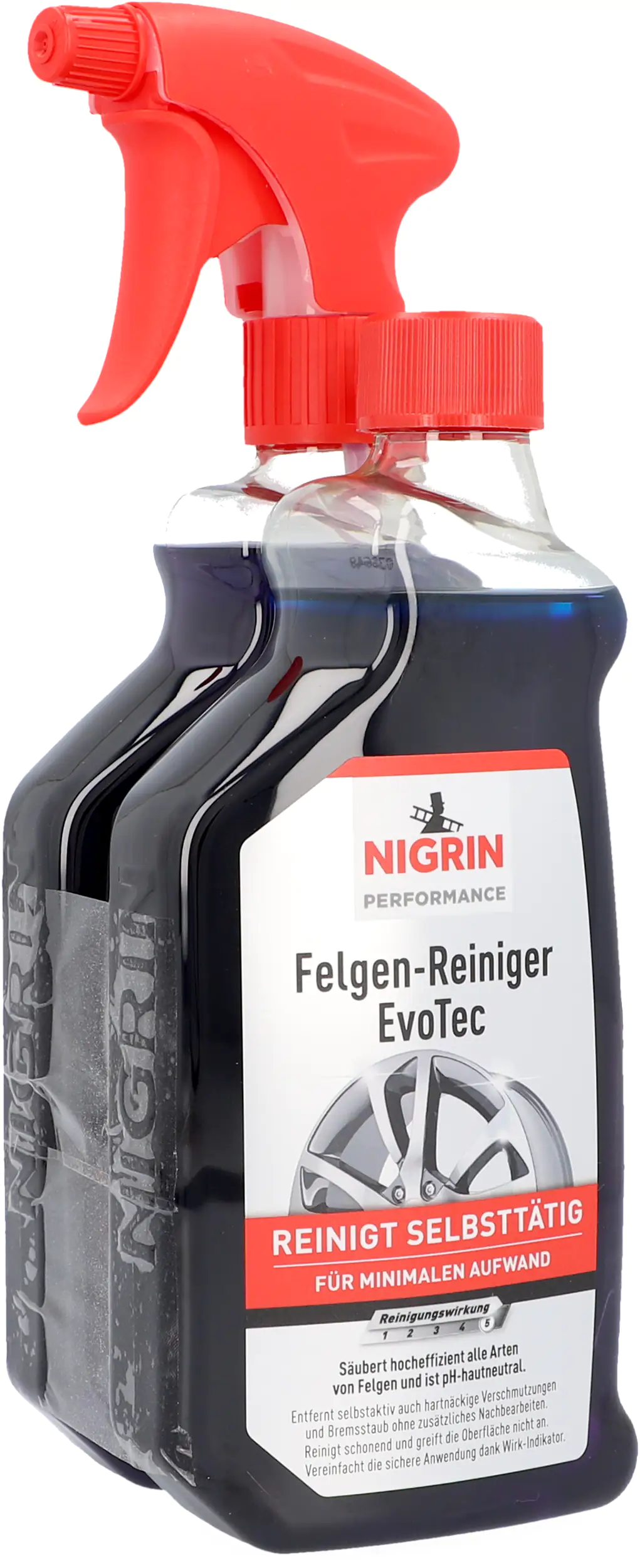 4008153041099_01 Nigrin Performance Felgenreiniger Evo Tec Doppelpack 2x 500ml