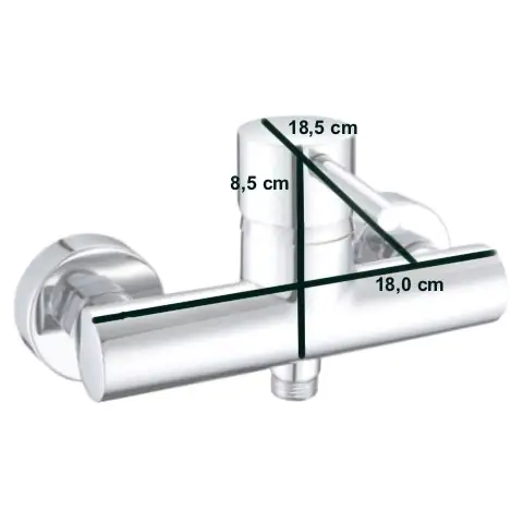 Primaster Duscharmatur Oslo verchromt Primaster Duscharmatur Oslo verchromt