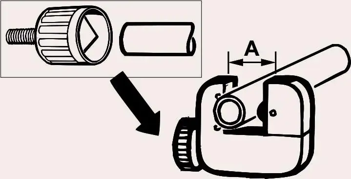 Rohrabschneider für Kupferrohr Ø 3 - 16 mm