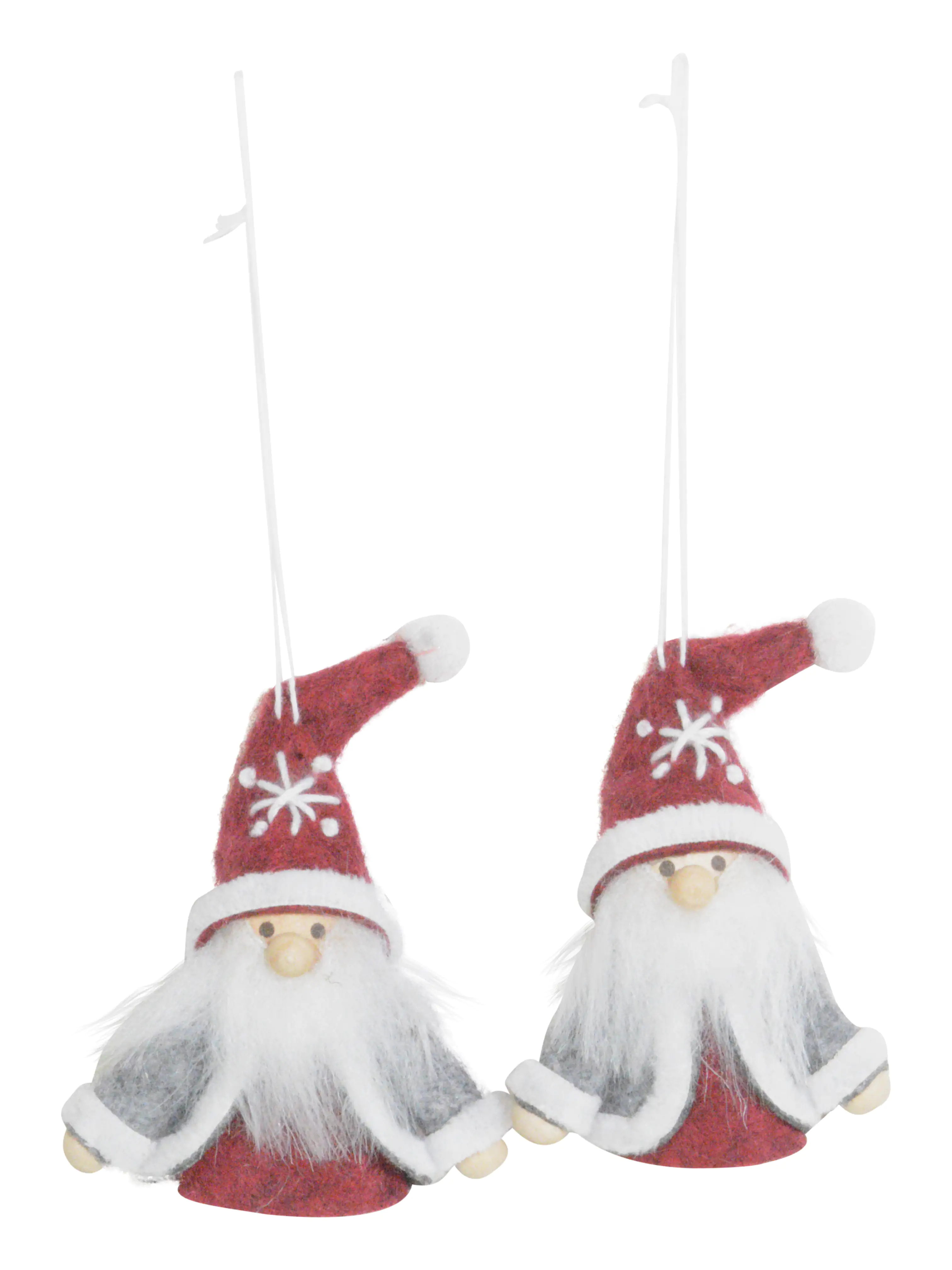 4004942176409 Riffelmacher Stofffigur Santa zum Hängen 7 cm