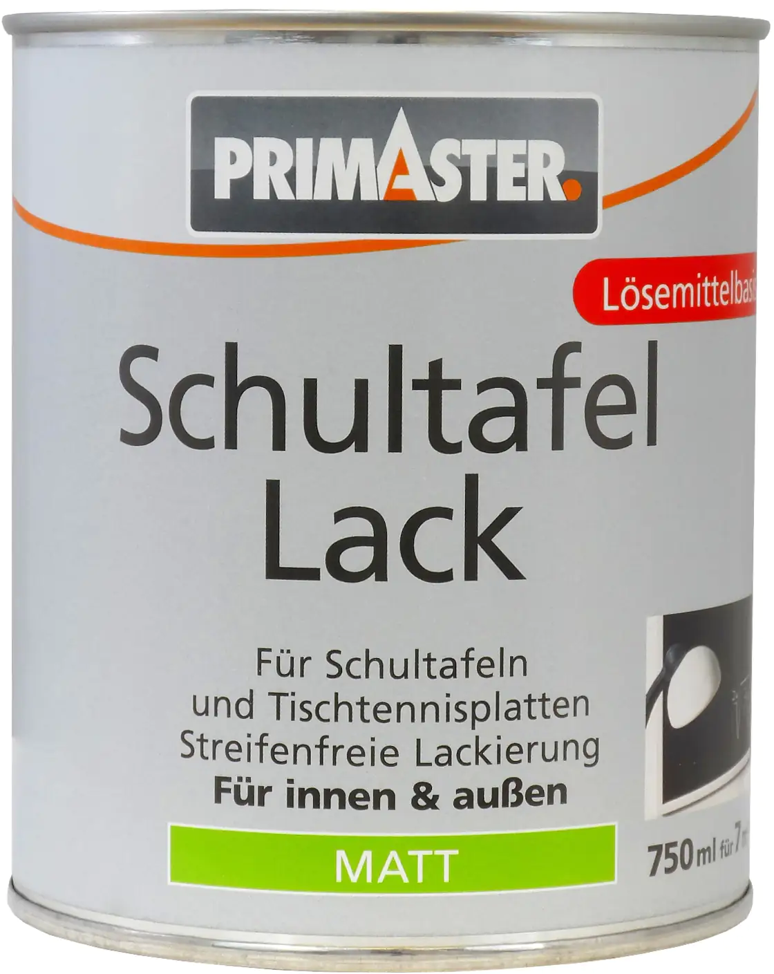 Primaster Schultafellack 750 ml moosgrün matt