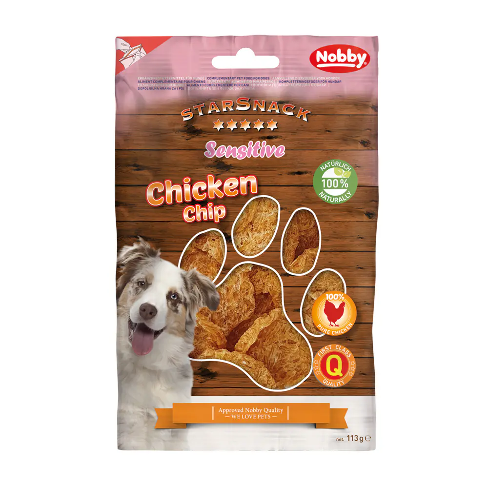Nobby StarSnack Sensitive Hundeleckerli Chicken Chip 113 g