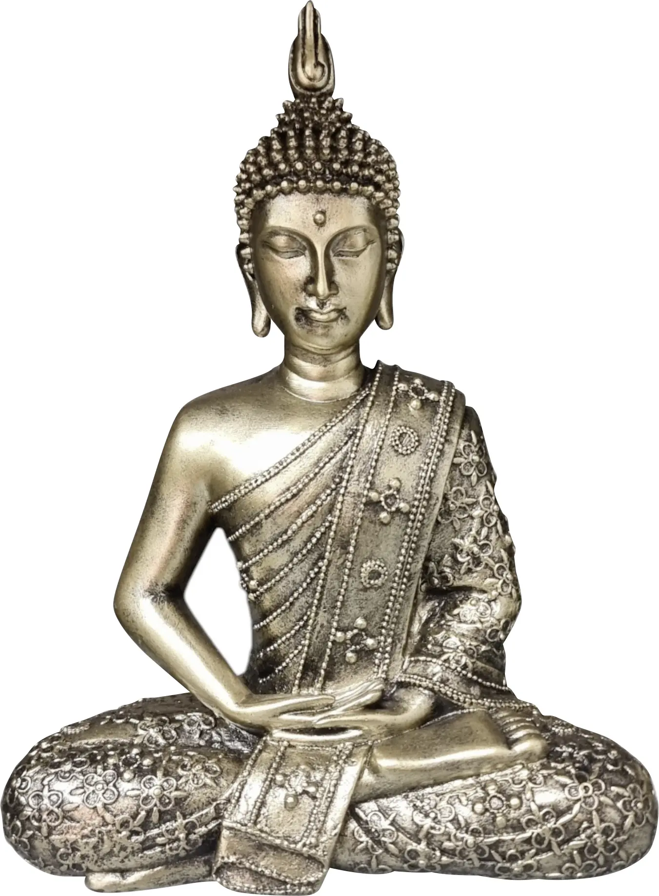 Dekofigur Buddha 29 cm bunt