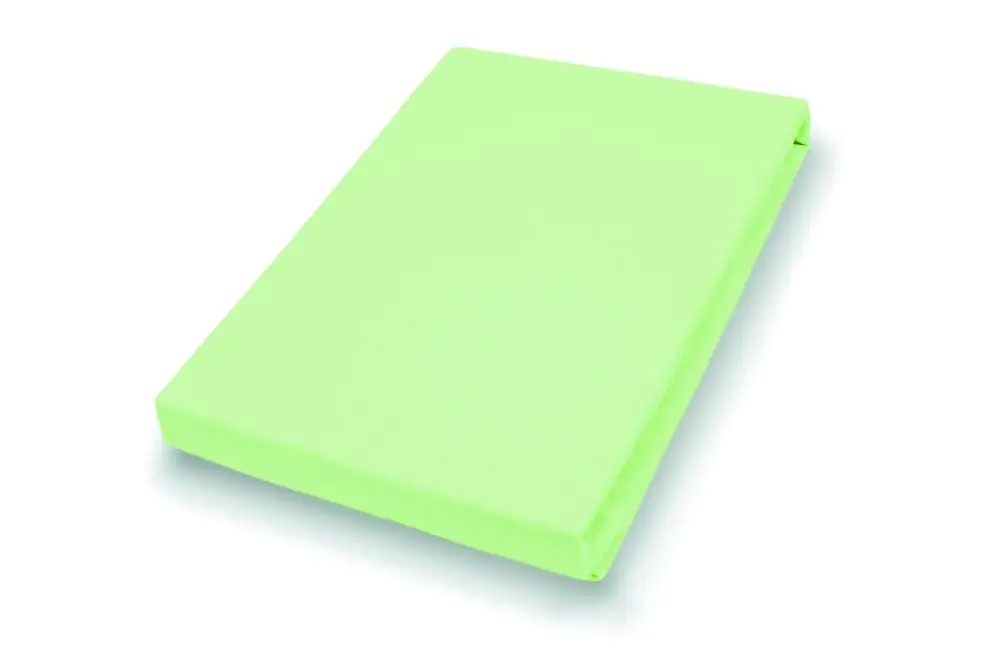 Vario Jersey-Spannbetttuch limone, 100 x 200 cm Vario Jersey-Spannbetttuch limone, 100 x 200 cm