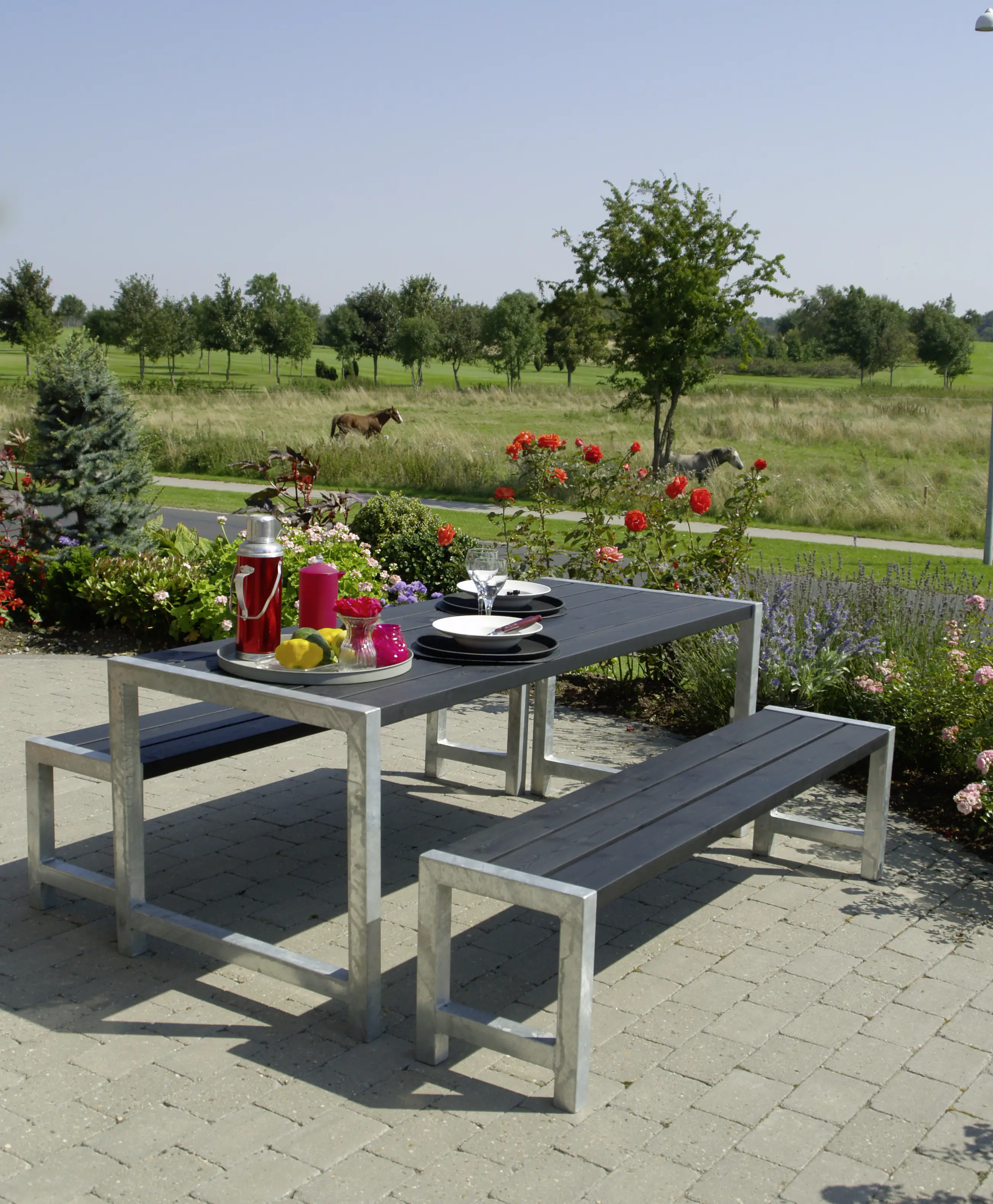 5703393717887 Plus Planken-Garnitur 3-teilig schwarz