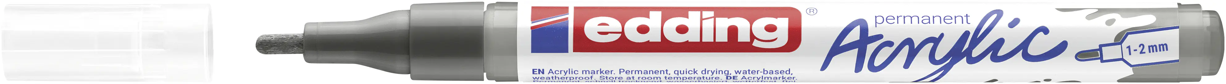 edding 5300 Acrylmarker fein anthrazit 1 - 2 mm