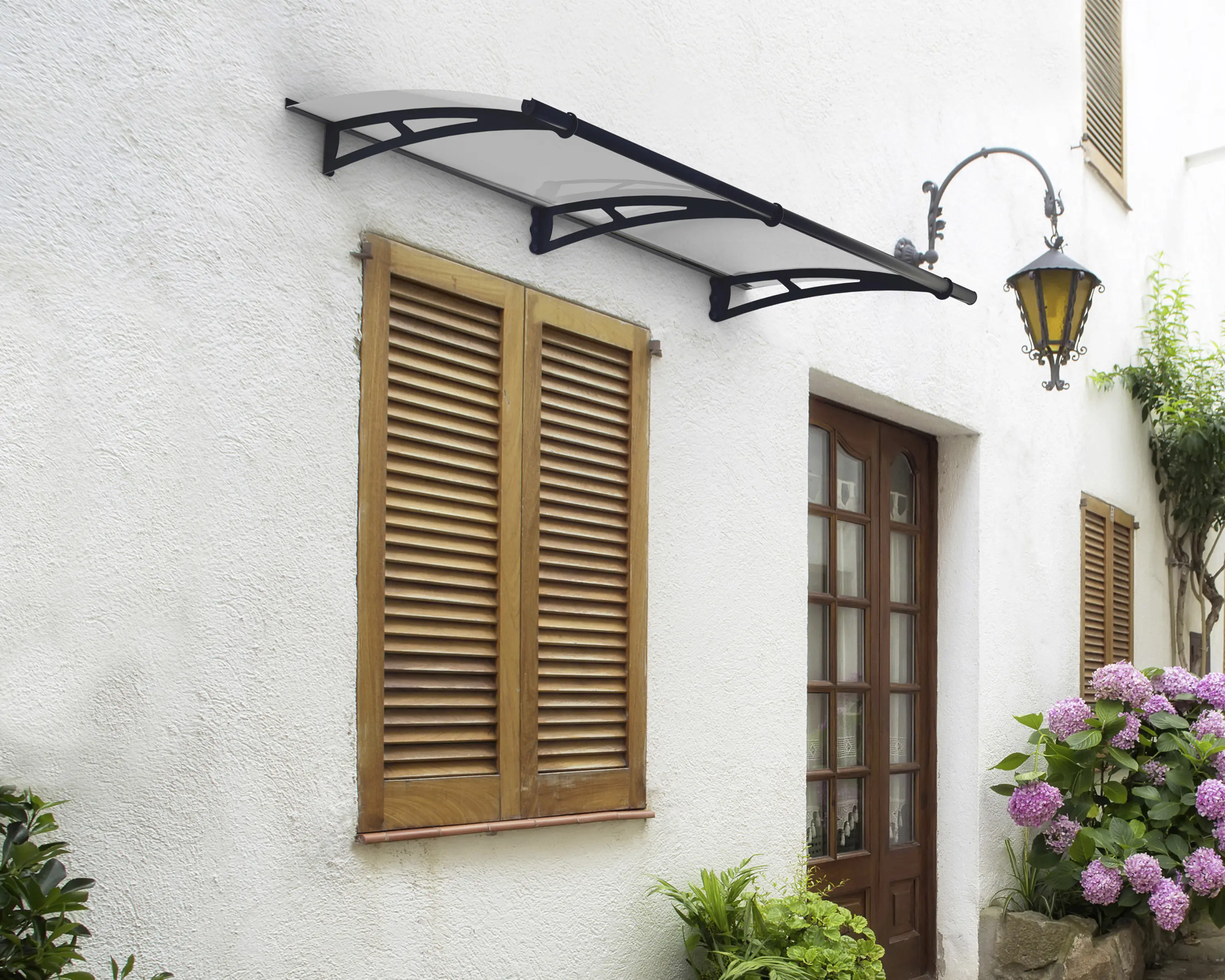 Canopia Vordach Aquila 2050 Hellgrau Alu 206 x 92 cm Canopia Vordach Aquila 2050 Hellgrau Alu 206 x 92 cm