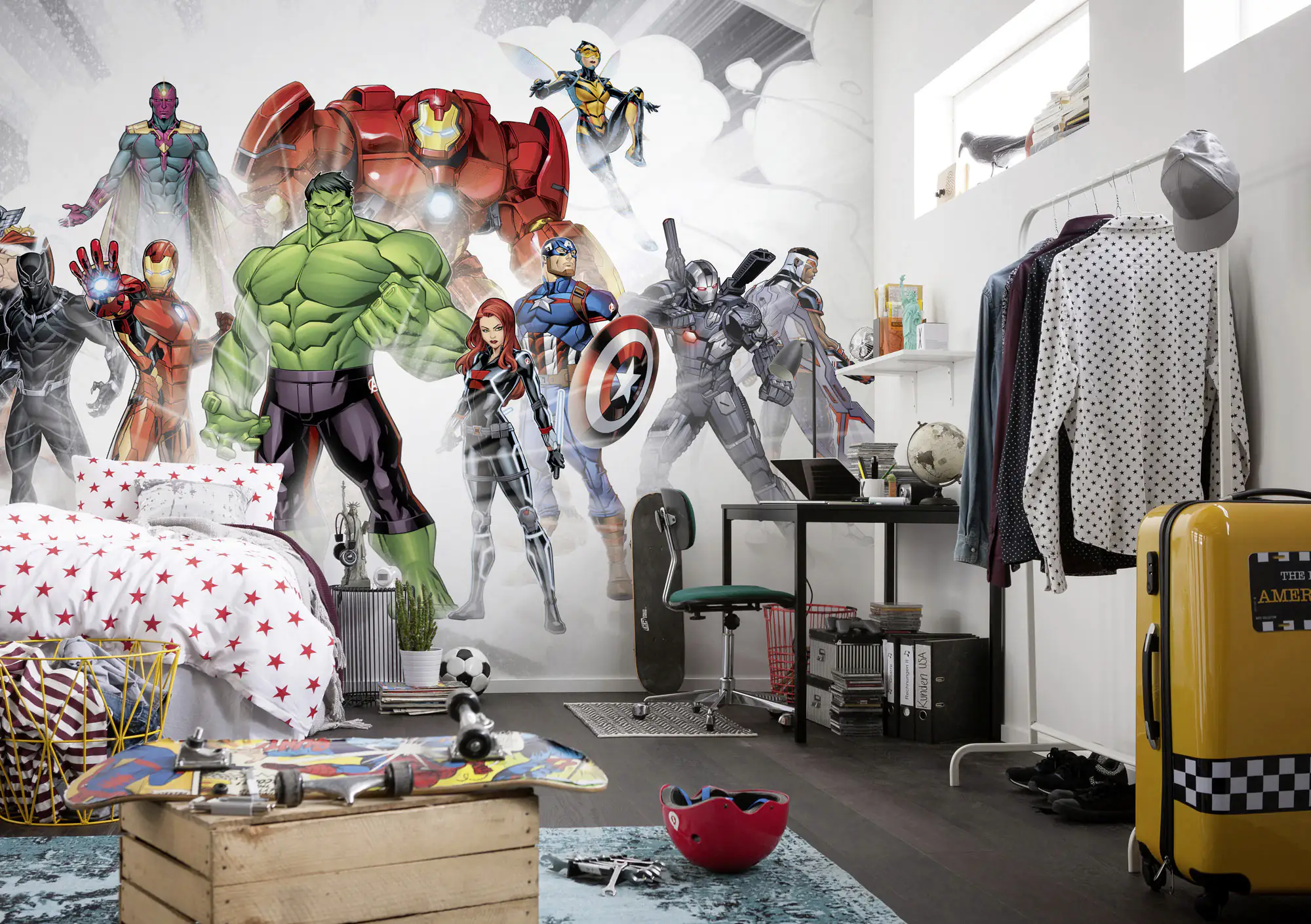 Komar Vlies Fototapete Avengers Unite 500 x 280 cm 