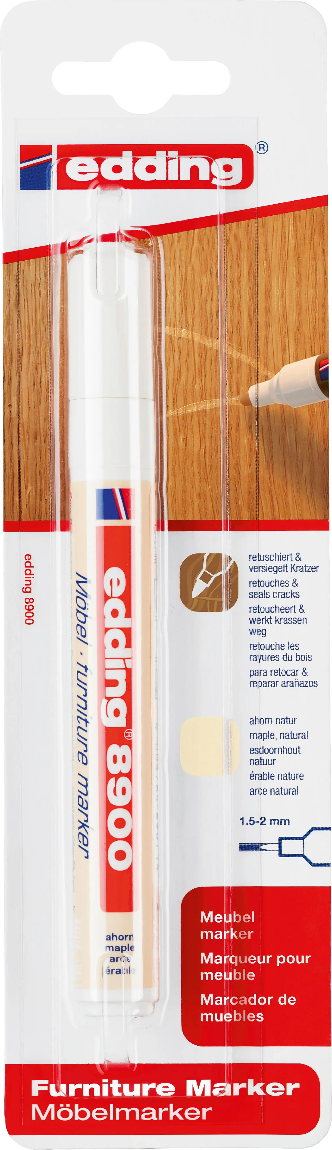 Edding 8900 Möbelmarker ahorn natur Edding 8900 Möbelmarker ahorn natur