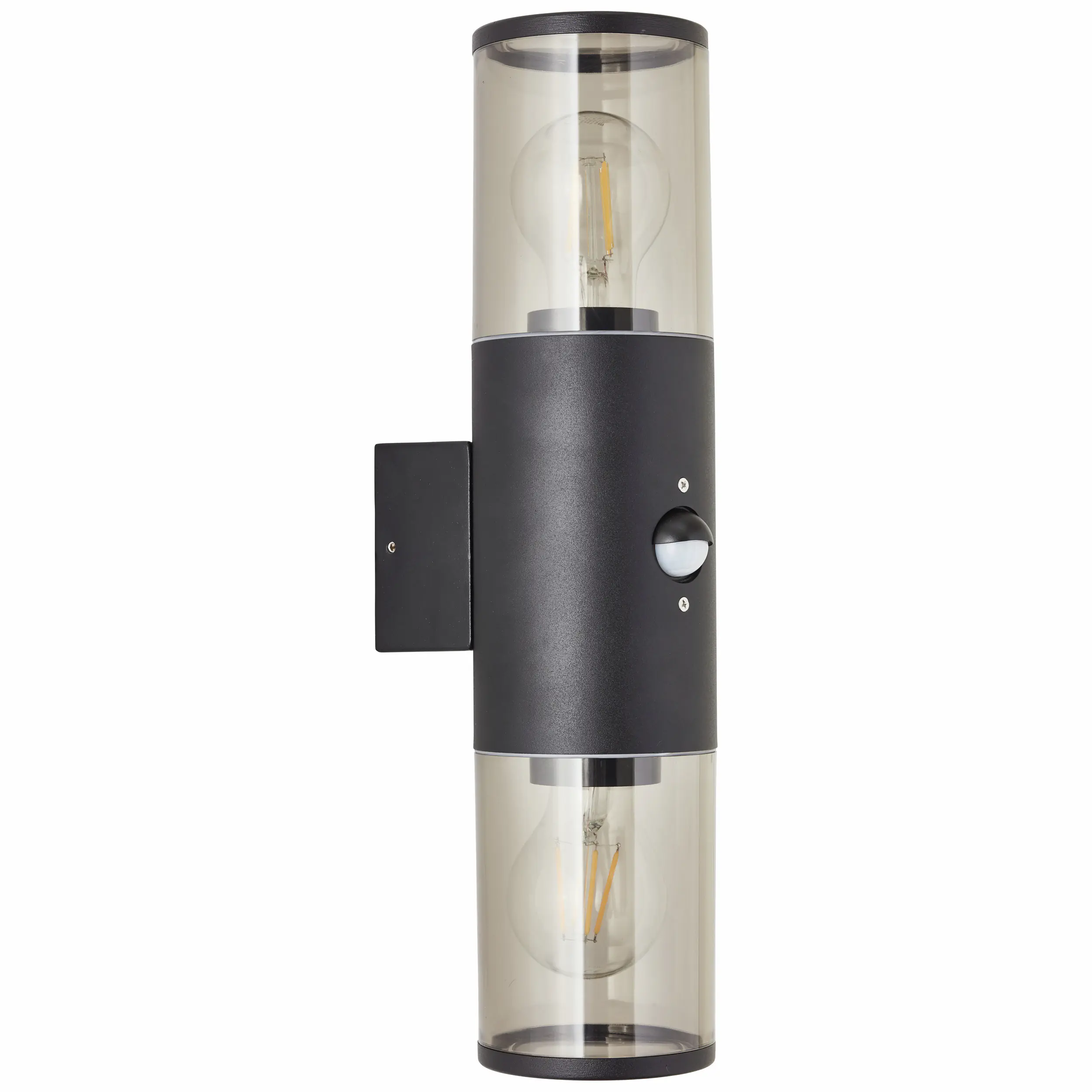 Brilliant LED Außen-Wandleuchte Sergioro mit Bewegungsmelder E27 20W Up- & Downlight