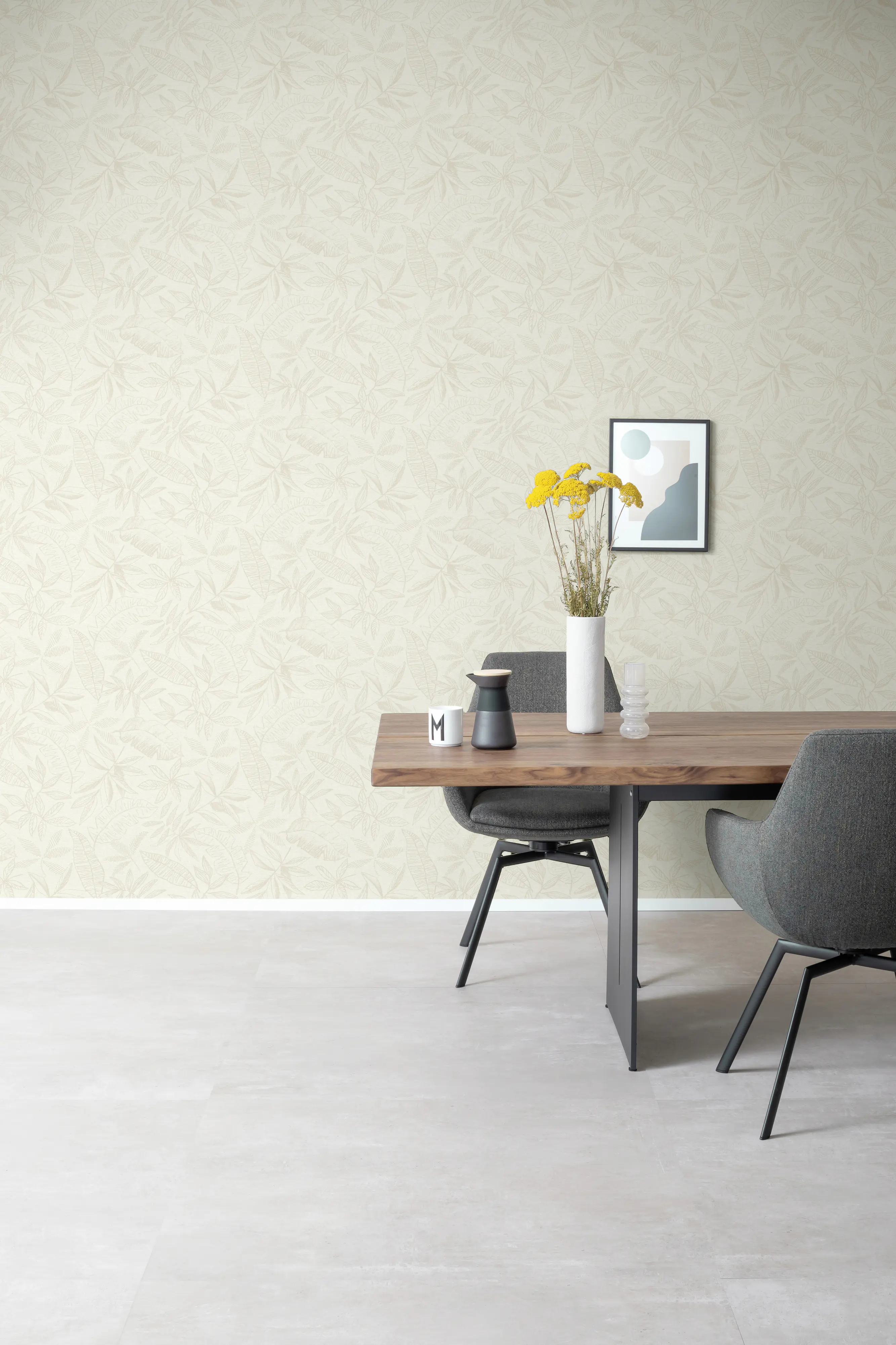 Schöner Wohnen Vliestapete Blätter beige sand 10,05 x 0,53 m Schöner Wohnen Vliestapete Blätter beige sand 10,05 x 0,53 m