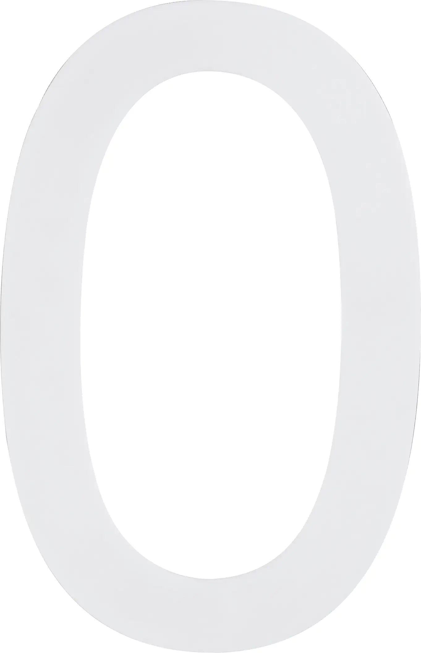 Alpertec Hausnummer 0 Selbstklebend Nachtleuchtend