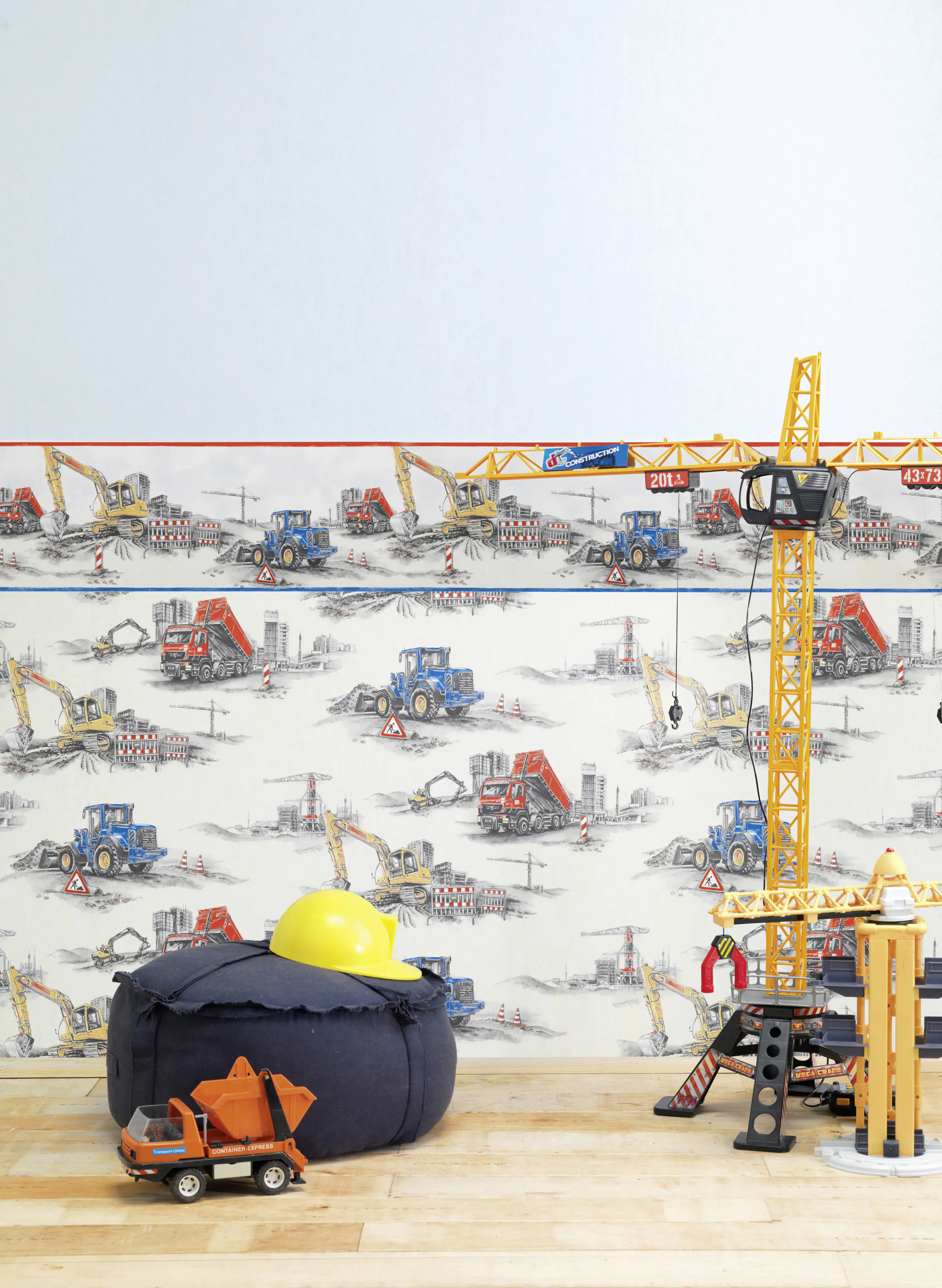 Rasch Papierborte 293609 Kids & Teens II baustelle 5 x 0,255 m Rasch Papierborte 293609 Kids & Teens II baustelle 5 x 0,255 m