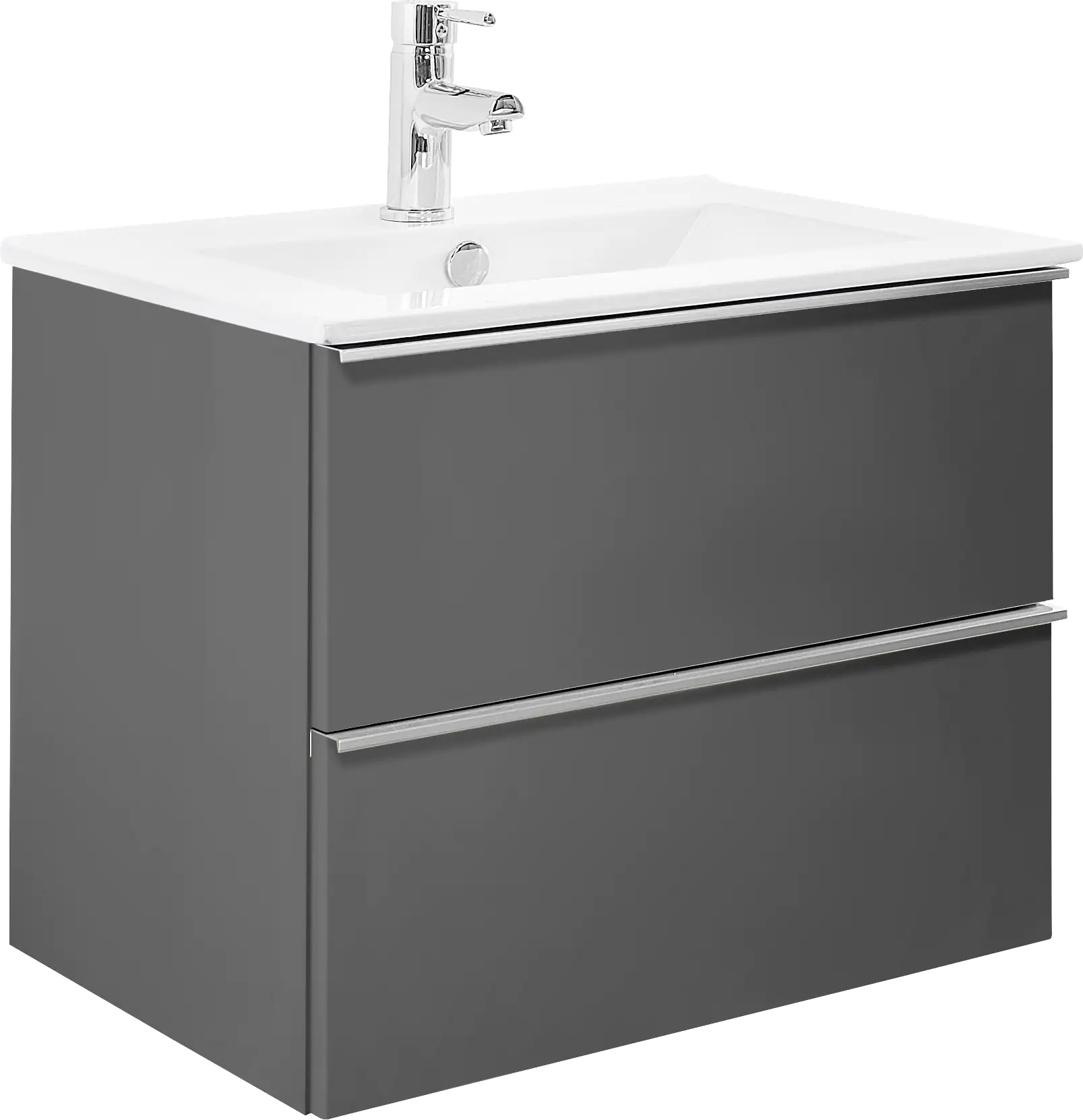 Primaster Waschtischunterschrank Düsseldorf grau 59 cm