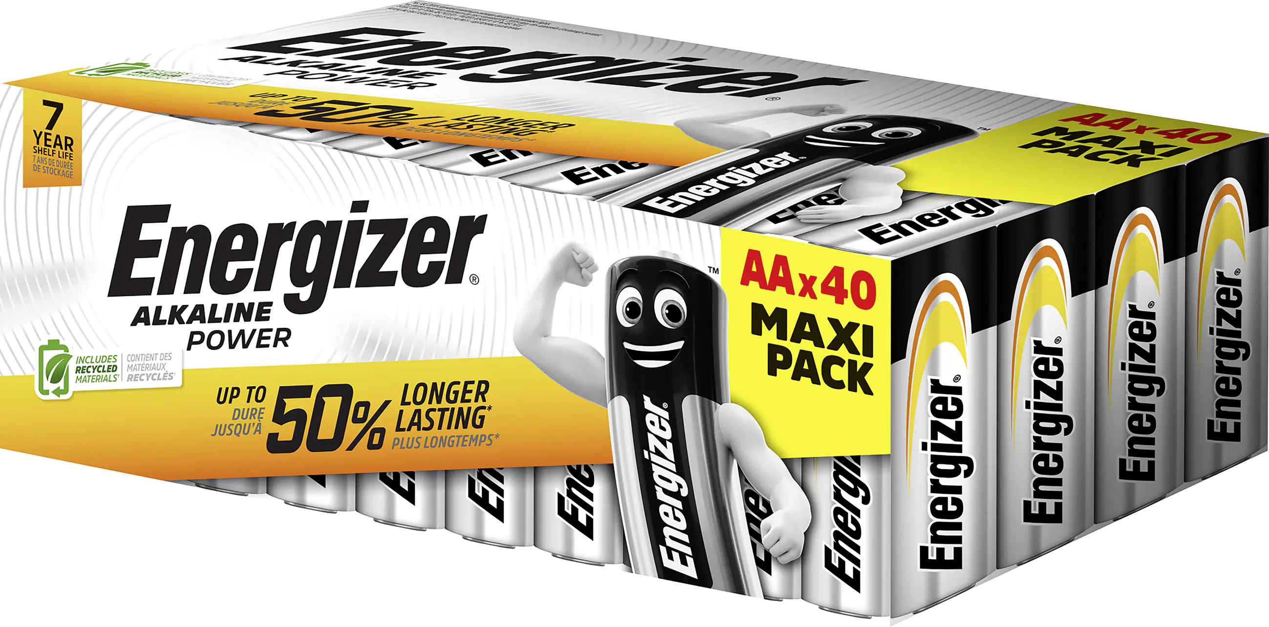 Energizer Alkaline Power Mignon AA LR6 40er Pack