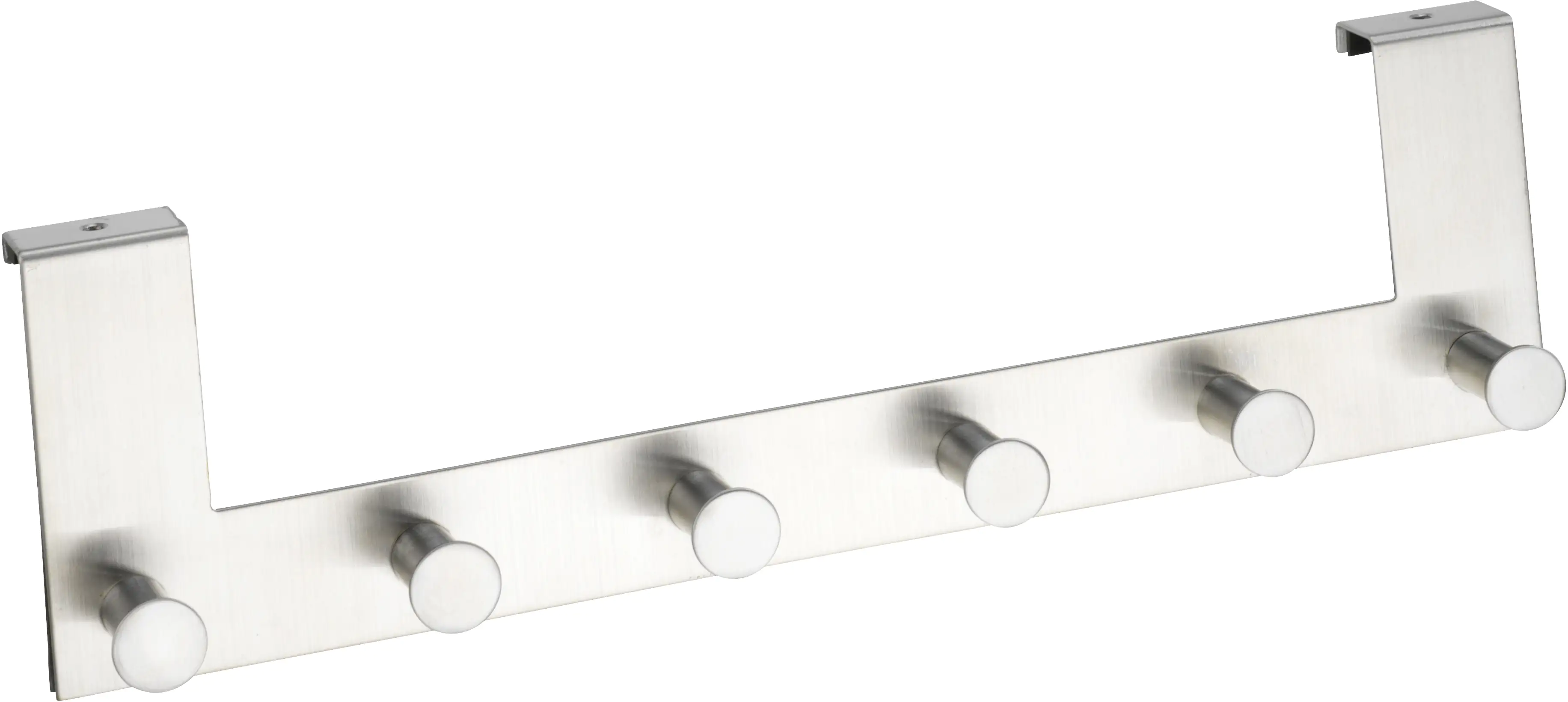Wenko Türgarderobe Celano Edelstahl matt, chrom, 6 Haken Wenko Türgarderobe Celano Edelstahl matt, chrom, 6 Haken