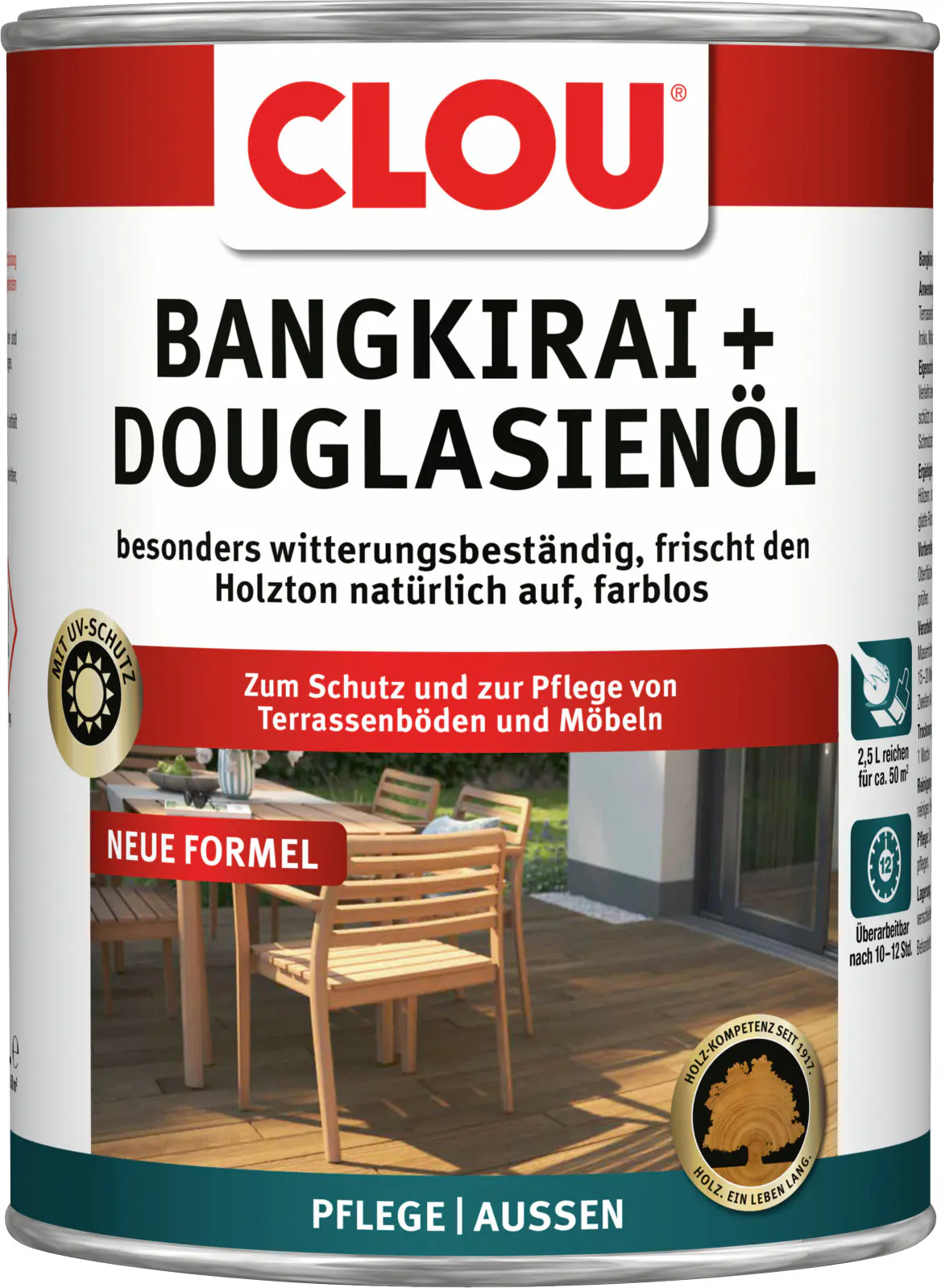 Clou Bangkirai & Douglasien ÖL 2,5 L Clou Bangkirai & Douglasien ÖL 2,5 L